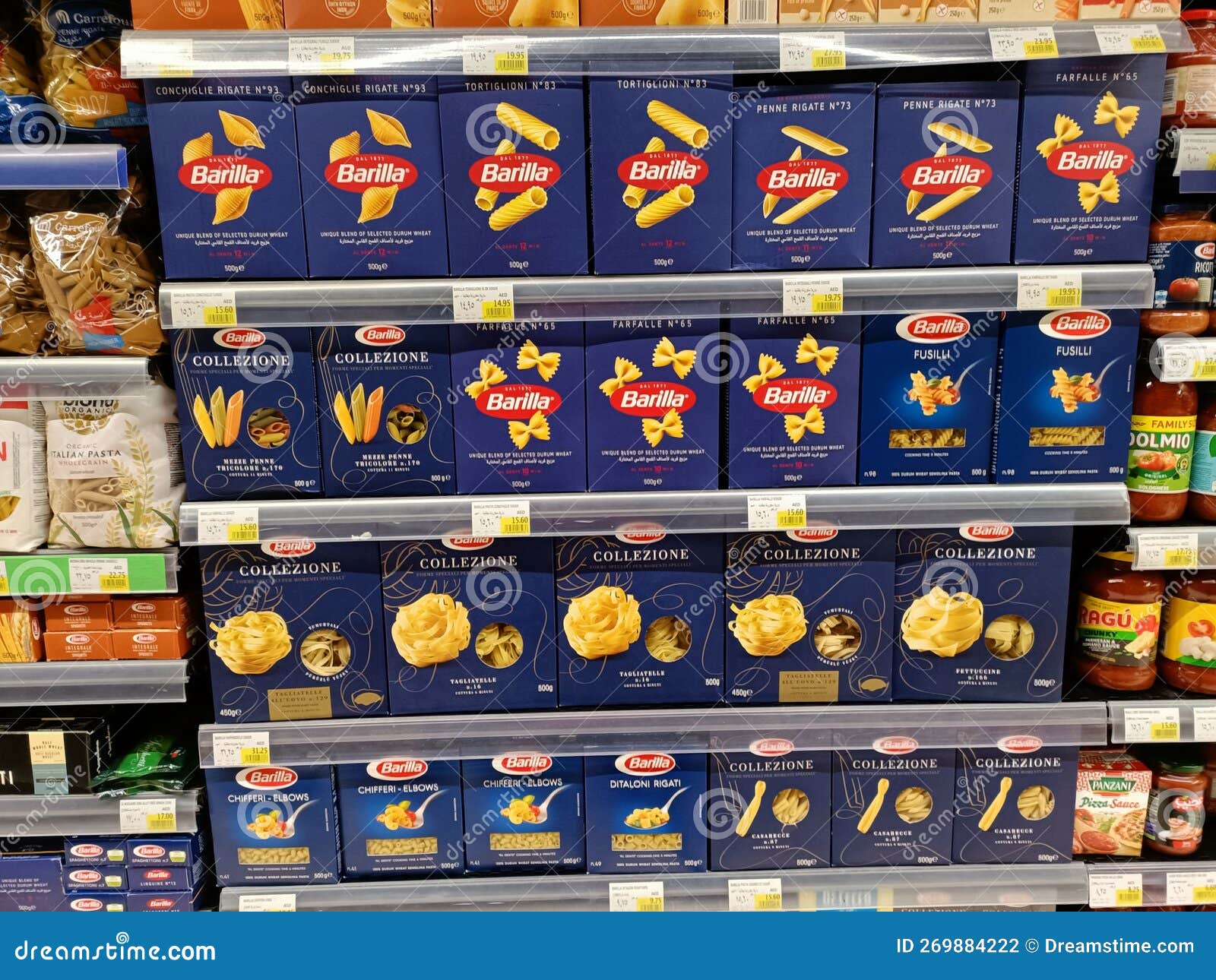 Barilla Pasta Products Display Editorial Photography Image of