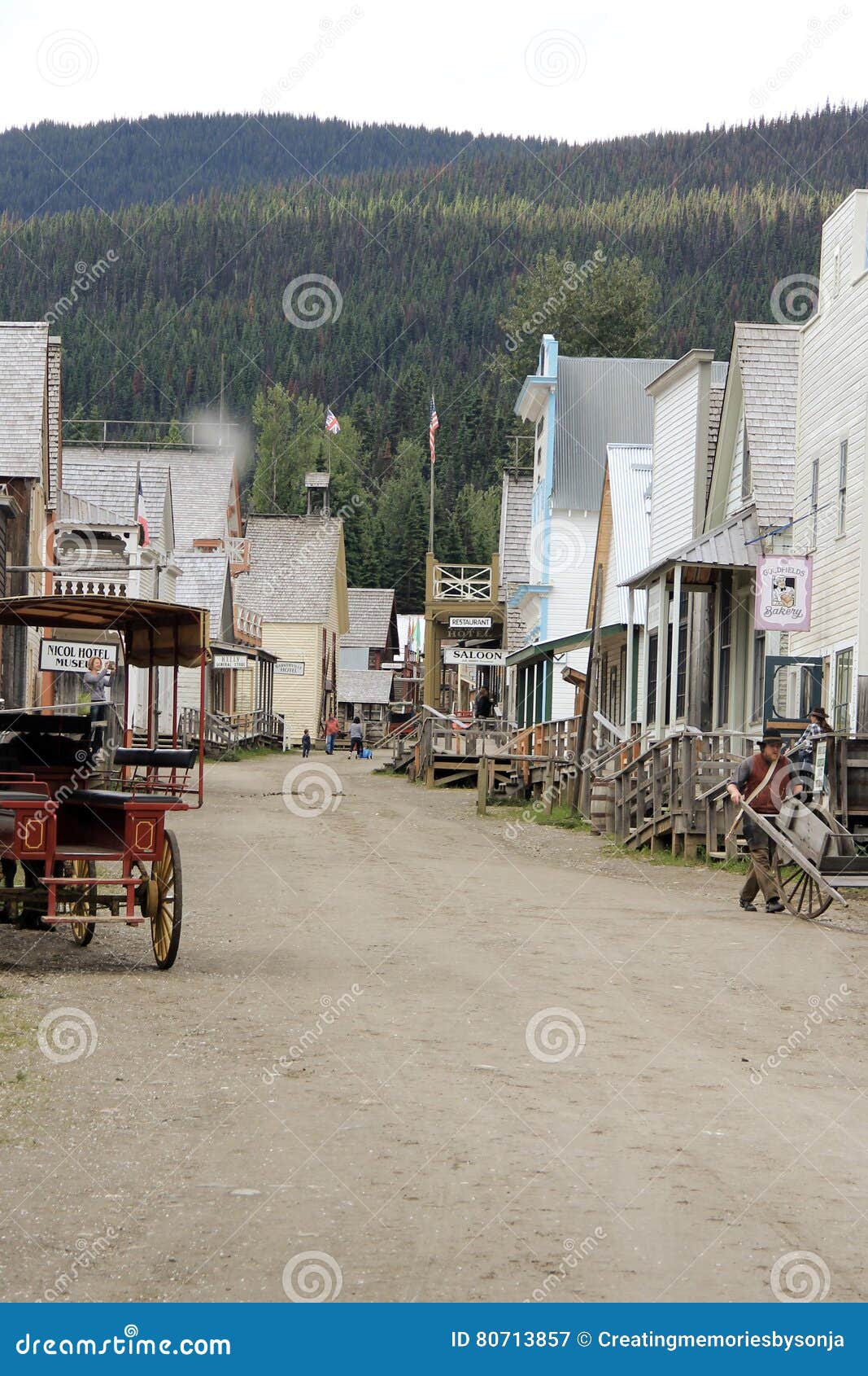 Barkerville BC editorial photography. Image of pine, town 80713857