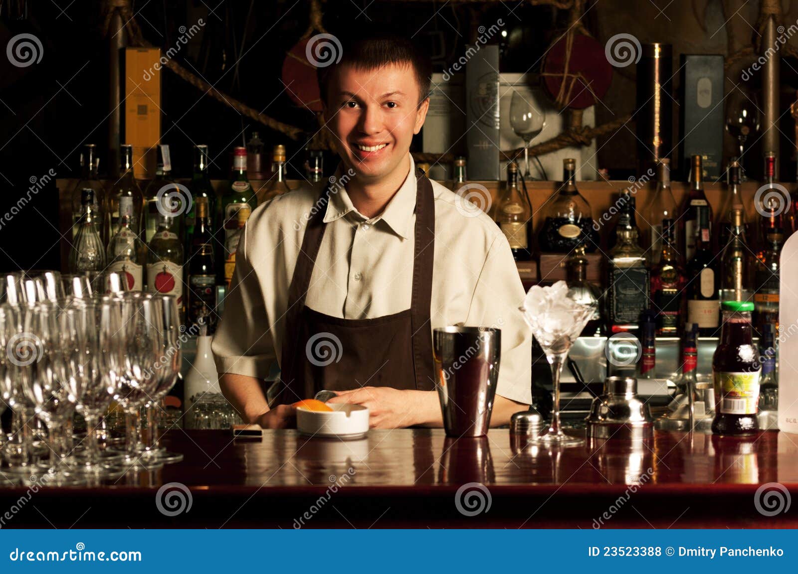 Barman at work stock photo. Image of male, closeup, cocktail 23523388