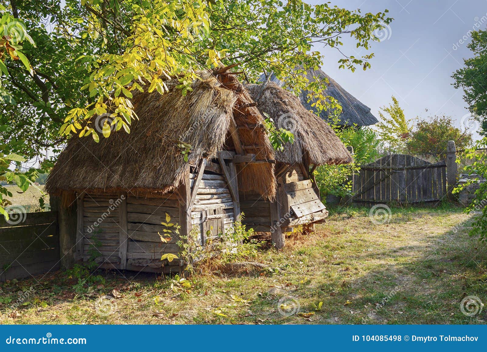 Barn in the Courtyard of Peasant Stock Photo Image of architecture