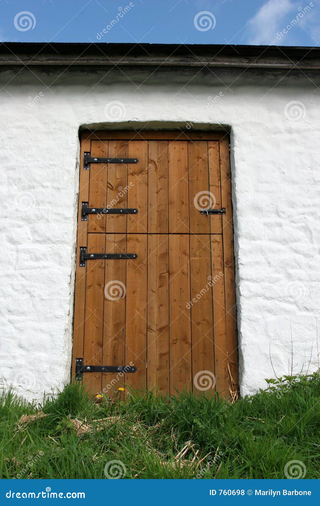 Barn Door Stock Photo Image Of Crafted Wooden Door Planks 760698