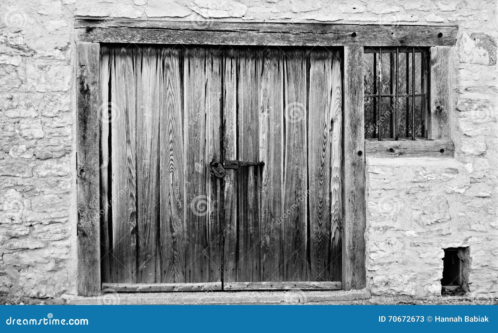 Barn Doors stock image. Image of door, masonry, wall - 70672673