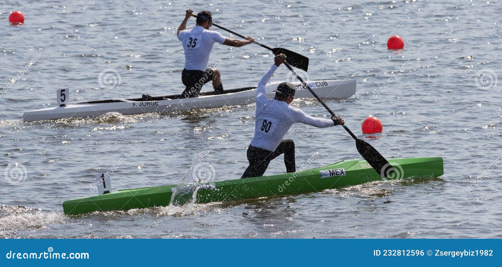Barnaul Russia May Mexican Athlete Competing C M Event Icf Canoe Sprint World Cup Olympic Qualification Cuban F Jorge 232812596 