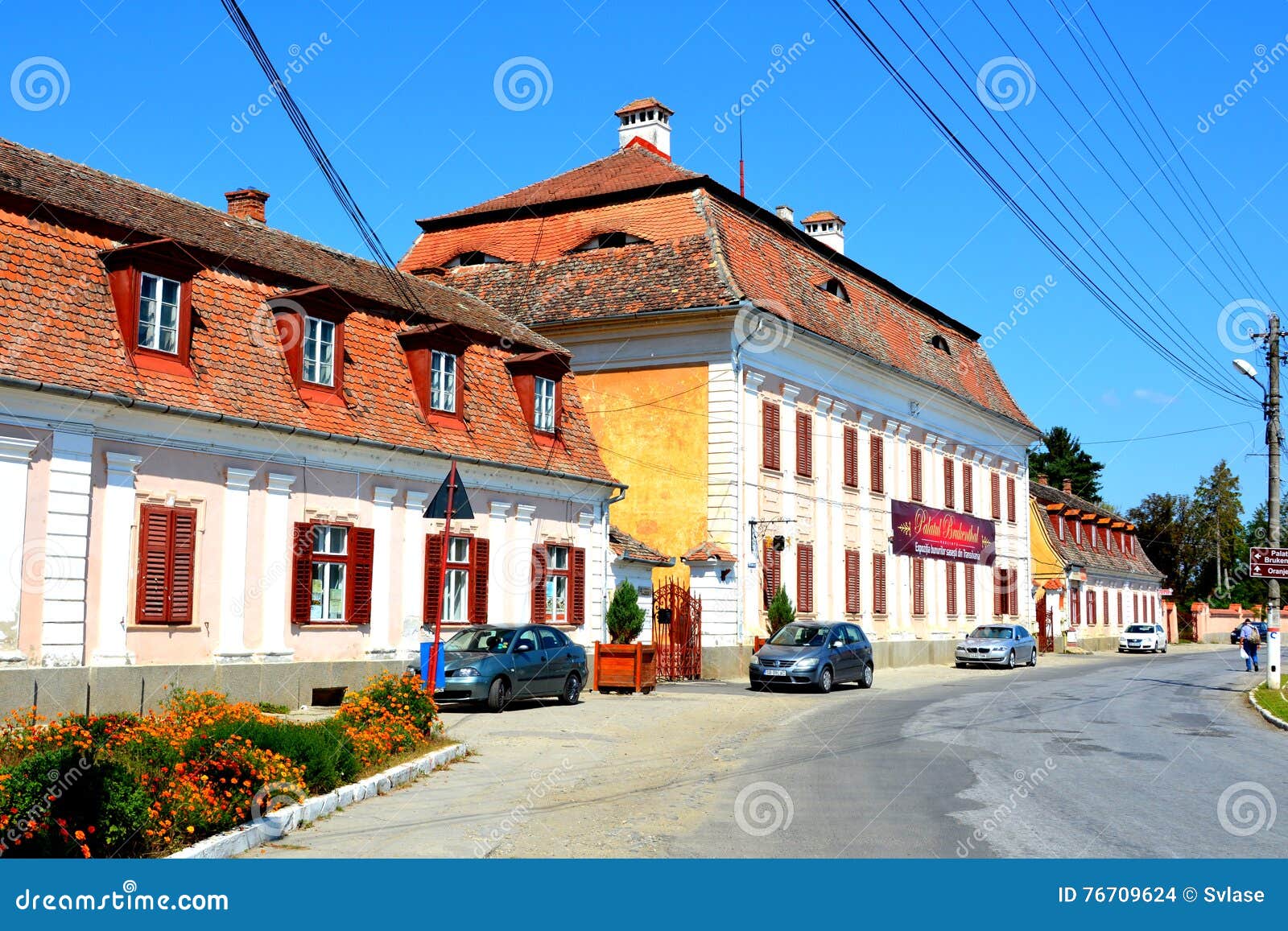 Brukenthal Palace Avrig - Detail From Outdoor Garden Of The Old Palace Brukenthal ... - The brukenthal is a stately palace from 1788, formerly used as the summer residence of transylvanian baron samuel.