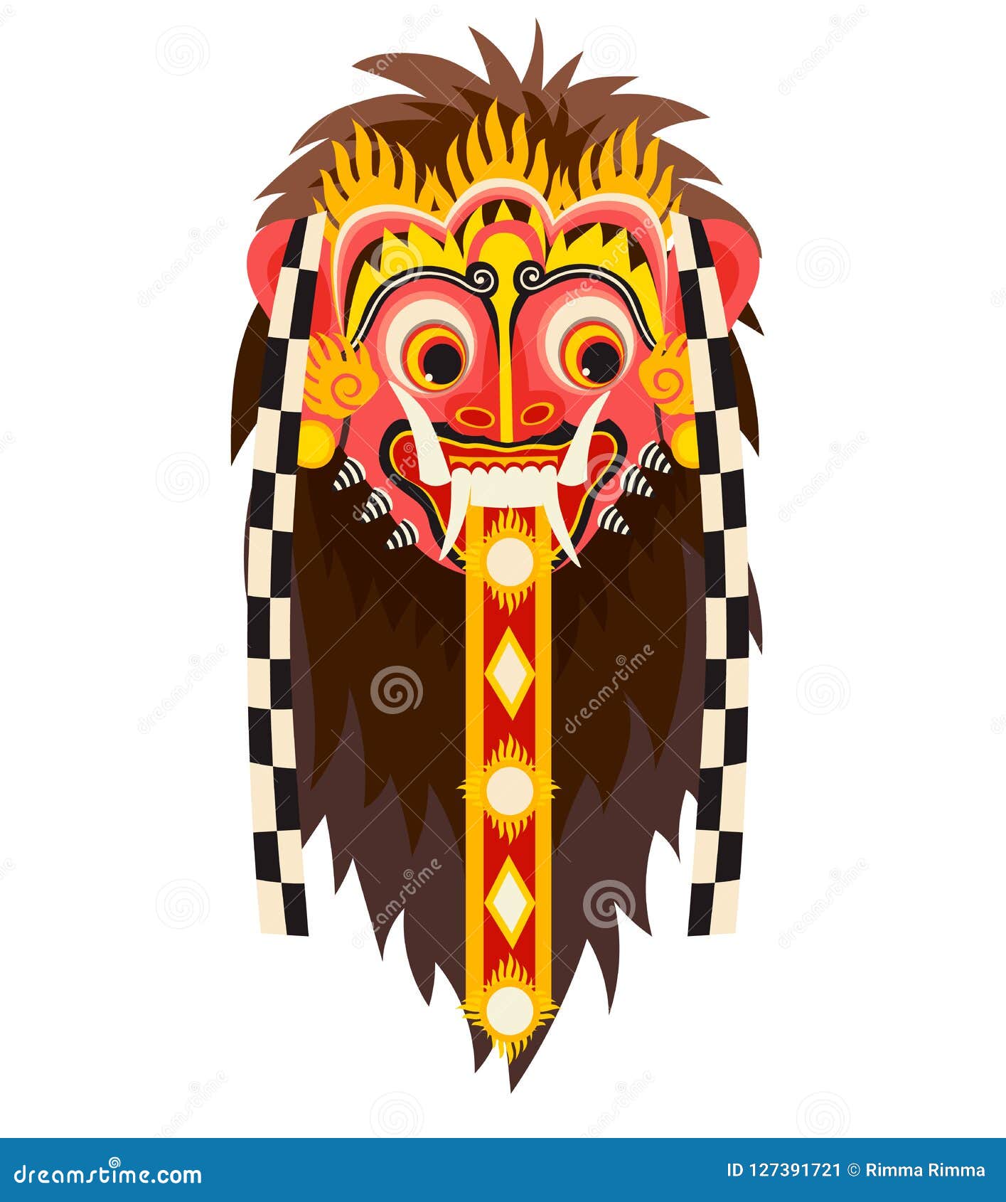  Barong  Mask Vector Illustration CartoonDealer com 30273840