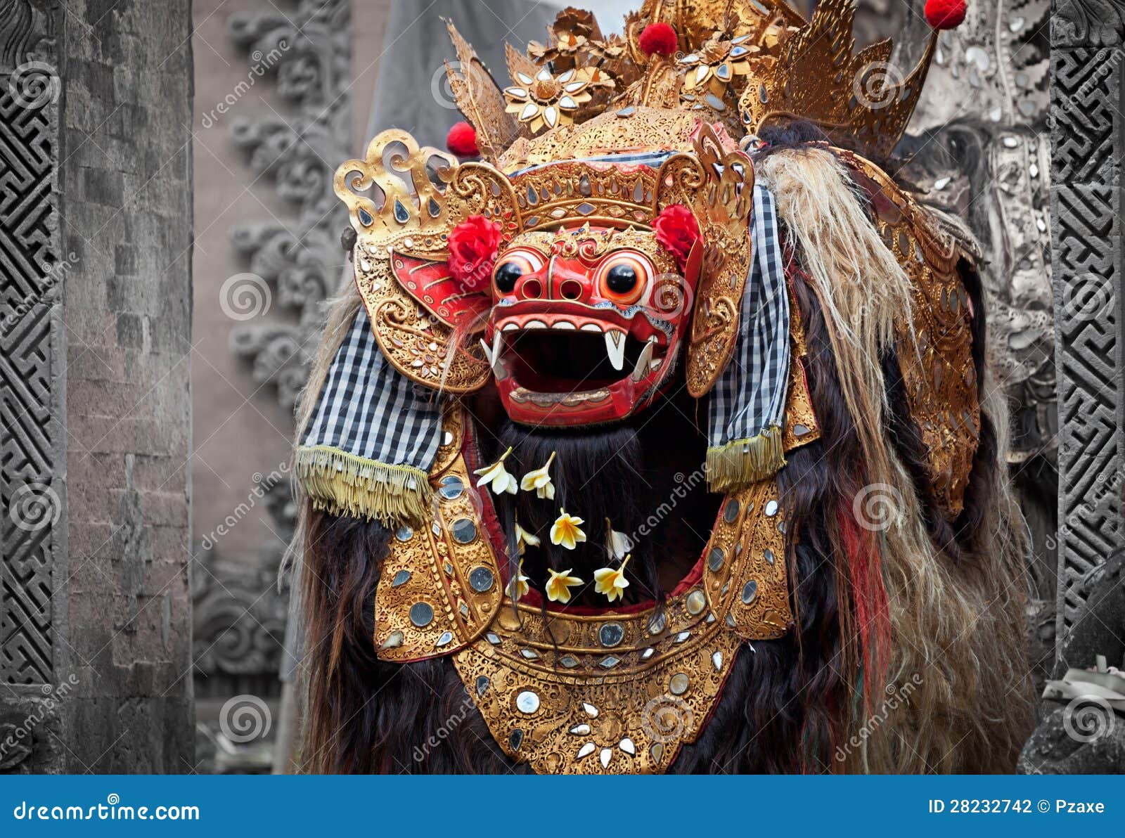 Barong Character In The Mythology Of Bali Indonesia