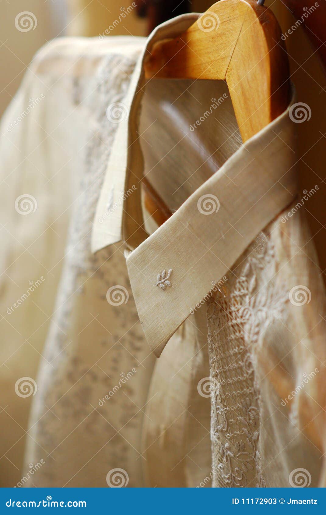 Barong Tagalog on hanger stock image. Image of hanger 11172903