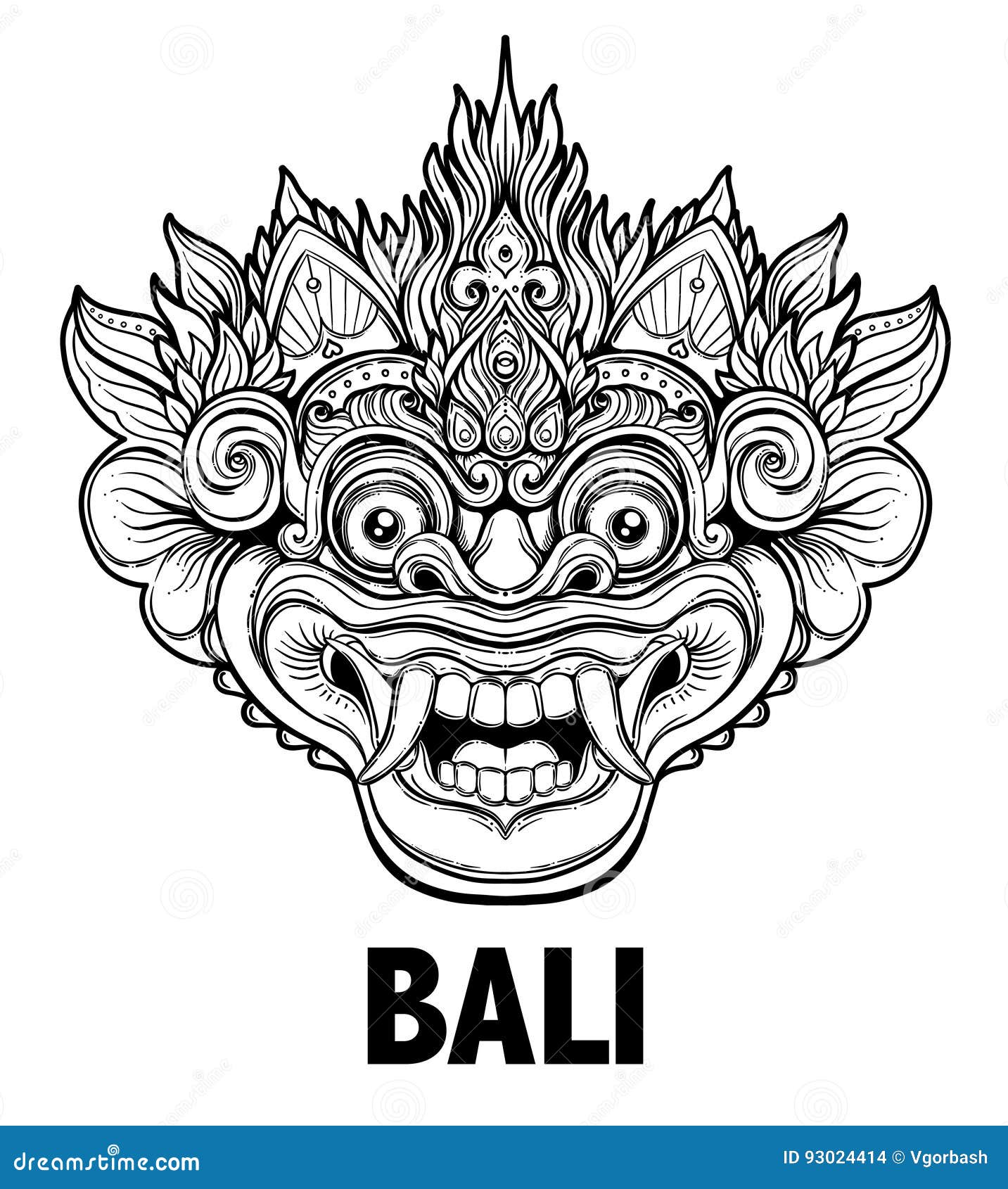 Balinese Snake Traditional Tattoo Poster and T-shirt Design Stock Vector -  Illustration of bali, designnthis: 217771568