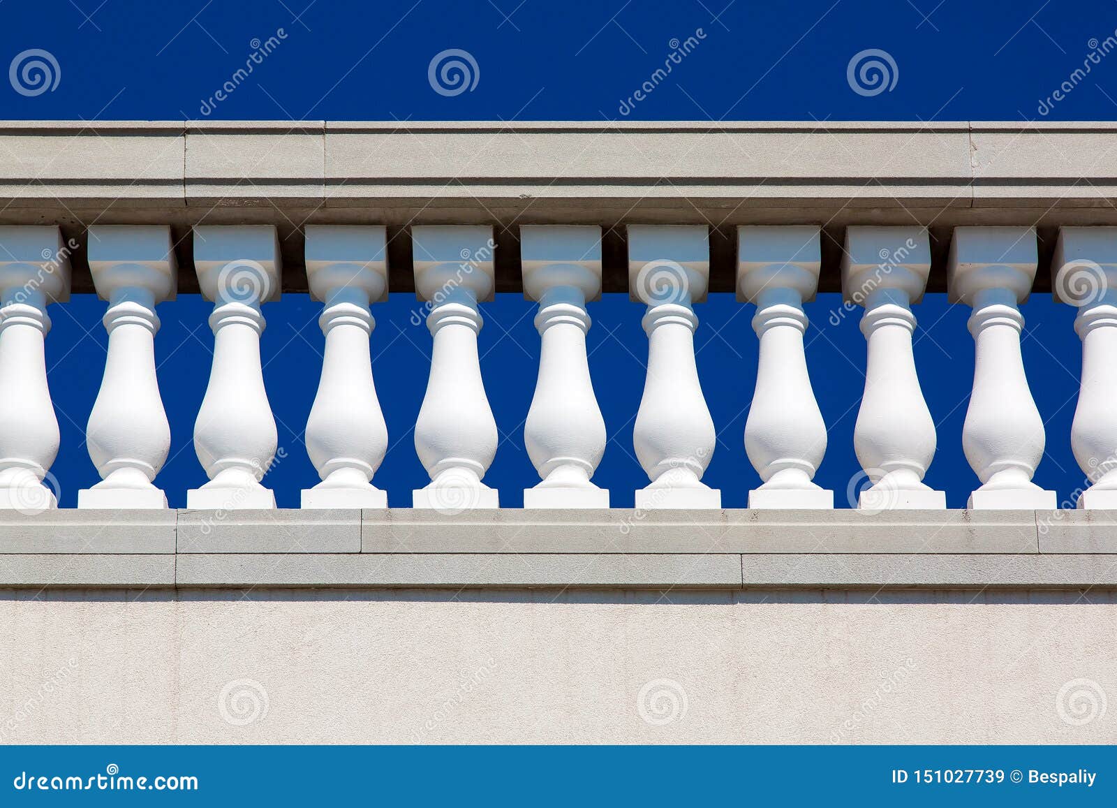 Baroque Architecture Details Of Balustrades Stock Image Image Of Architectural Park 151027739
