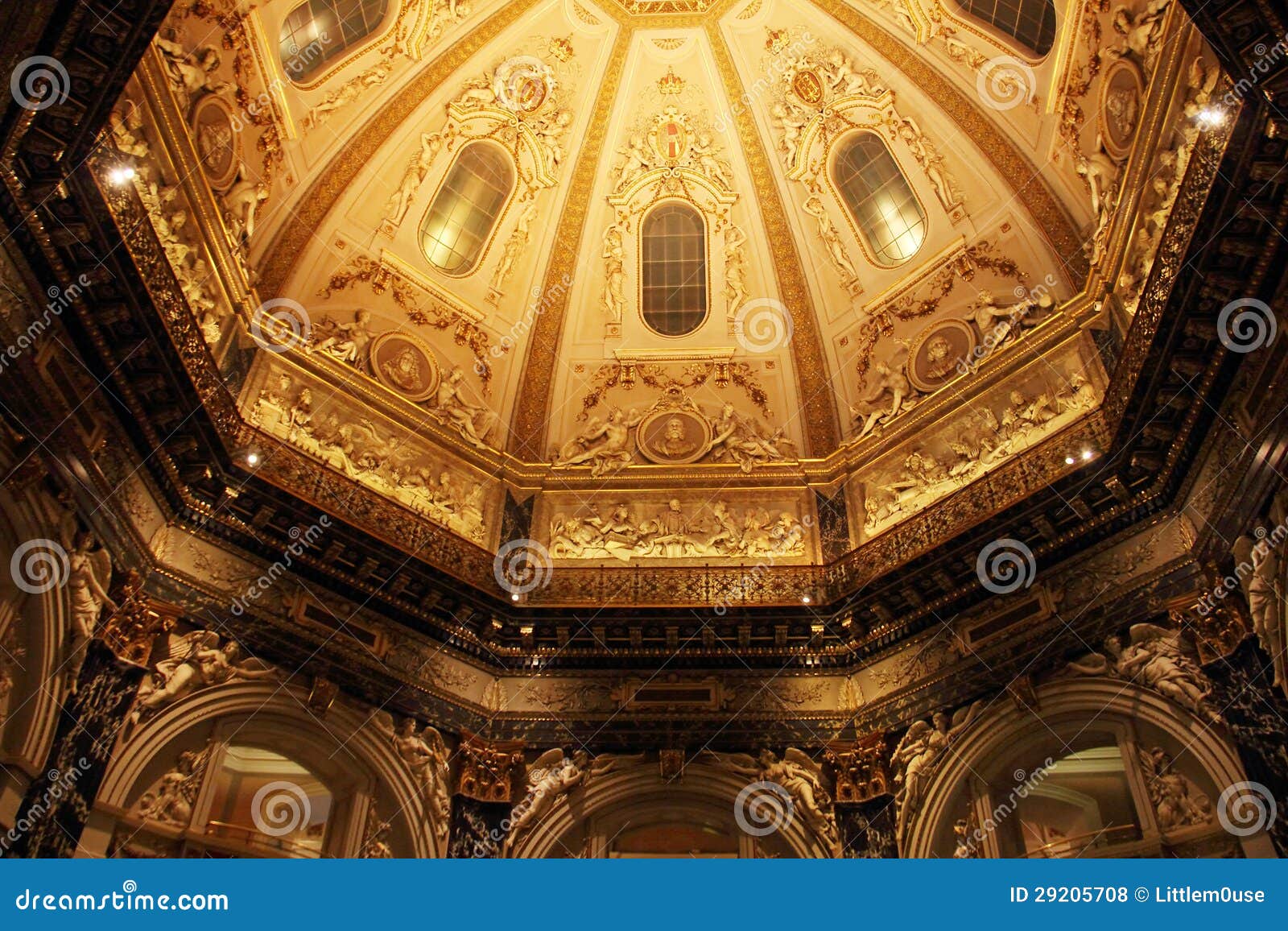 Baroque Interior with Cupola Editorial Stock Photo Image of interior