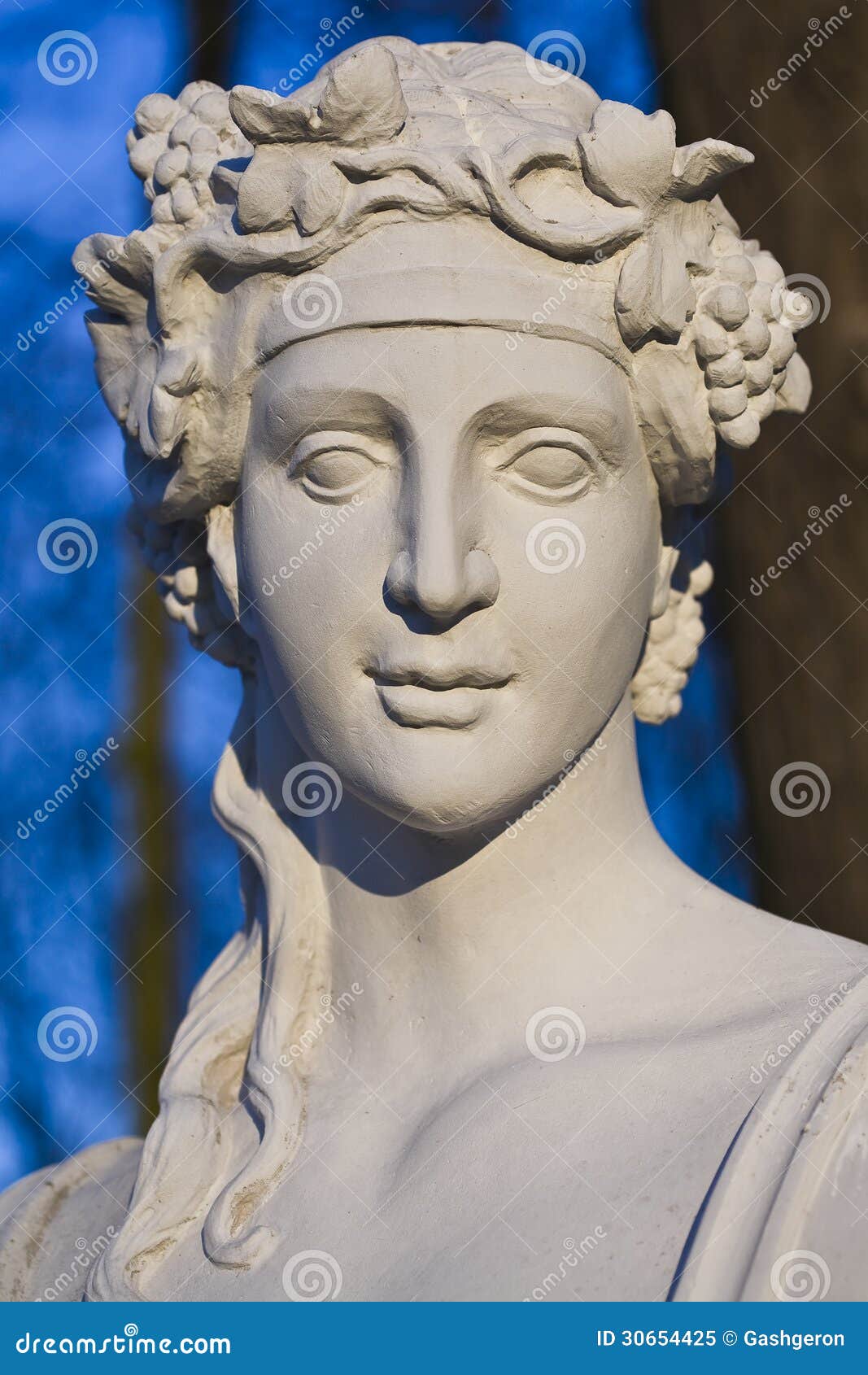 Baroque Sculpture Bust. Royalty Free Stock Photo Image 30654425
