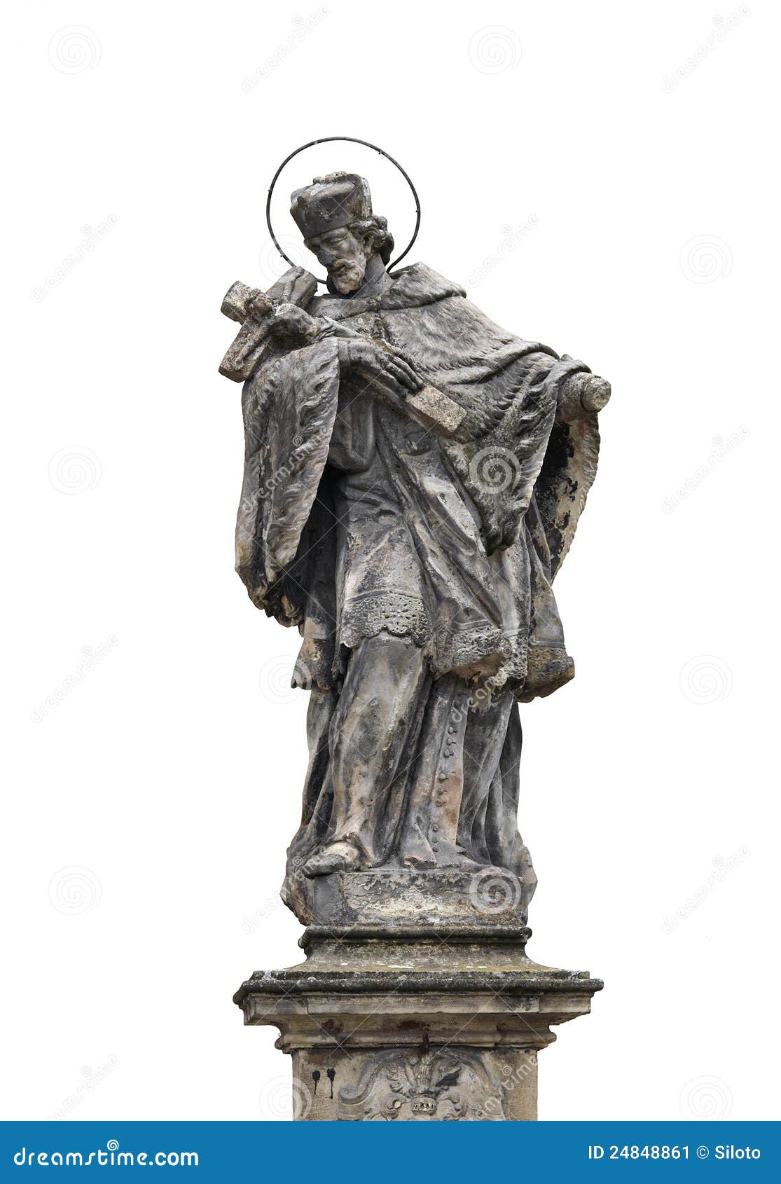 Baroque statue stock image. Image of historic, detail - 24848861