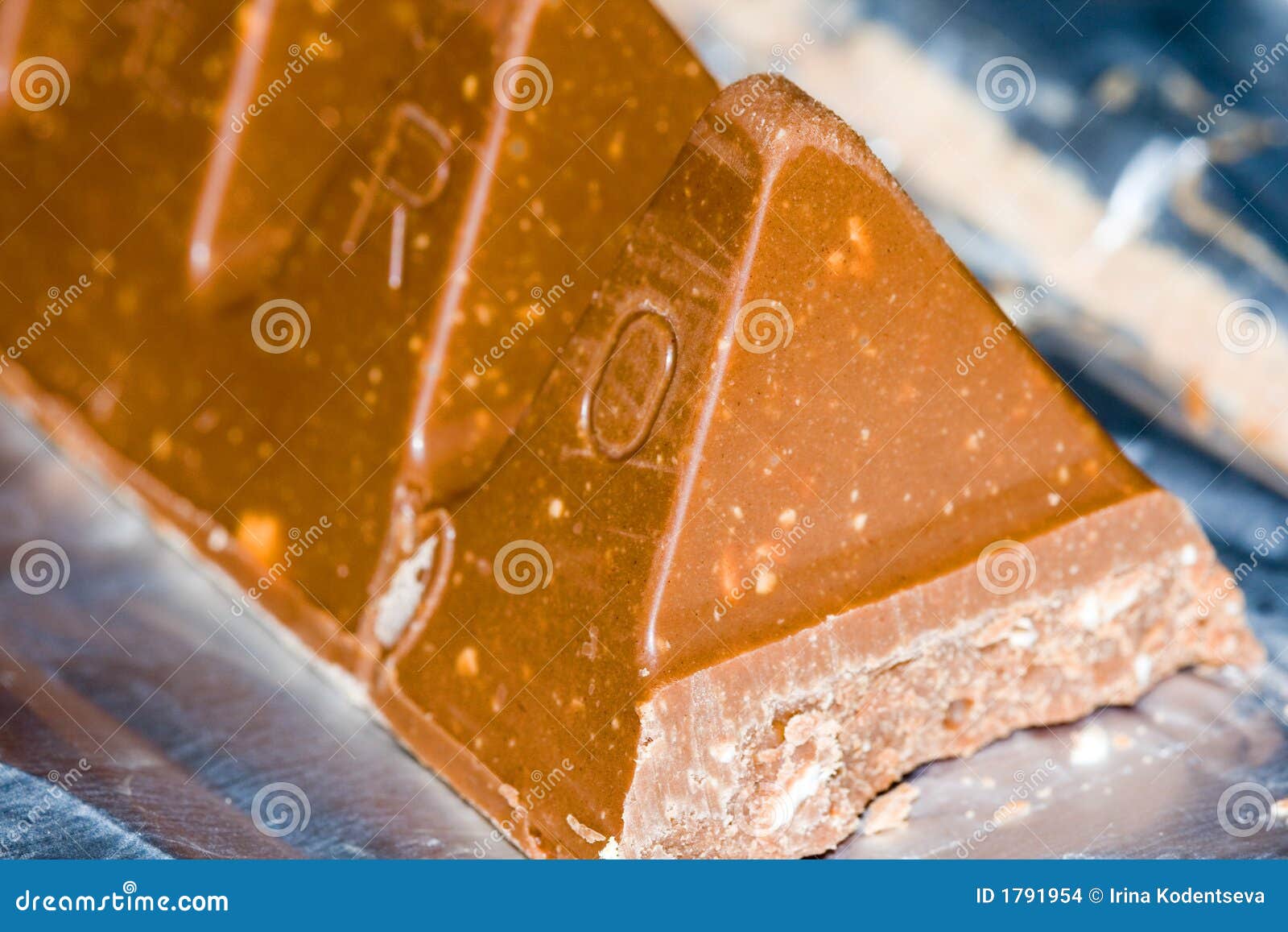 Barra de chocolate foto de archivo. Imagen de extremo 1791954