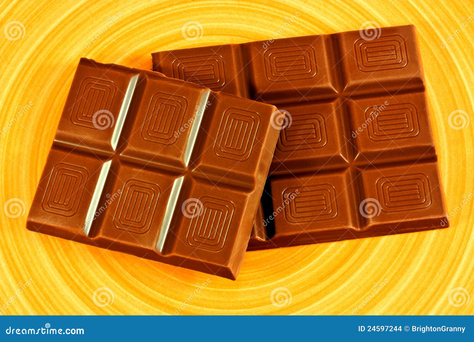 Barra de chocolate foto de archivo. Imagen de comer, gordo 24597244