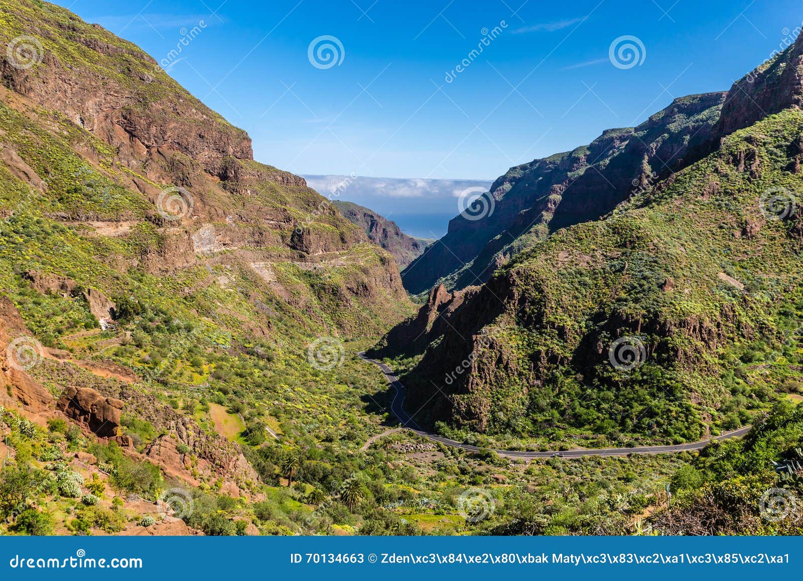 barranco de guayadeque - gran canaria, spain