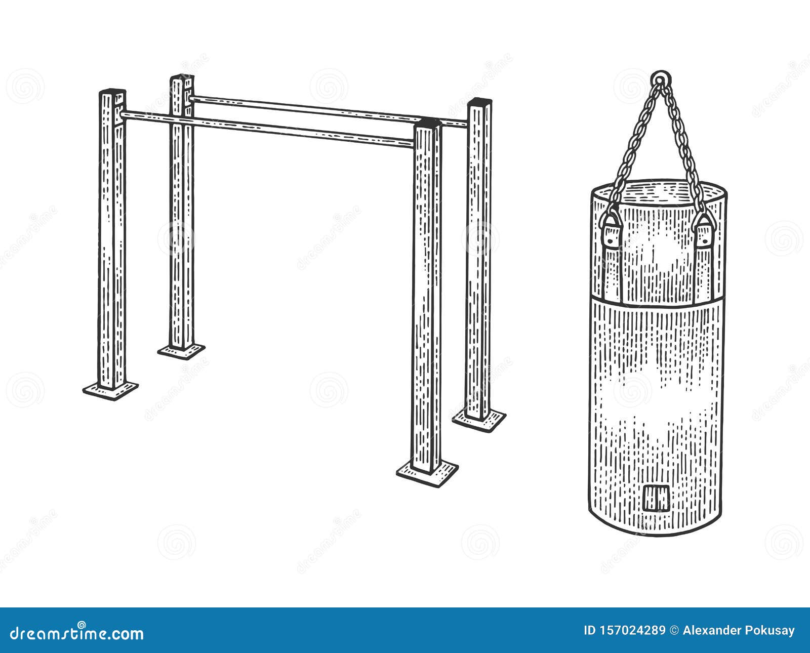 Hombre Que Hace La Gimnasia En Las Barras Paralelas Ilustración  Ilustraciones svg, vectoriales, clip art vectorizado libre de derechos.  Image 58803061