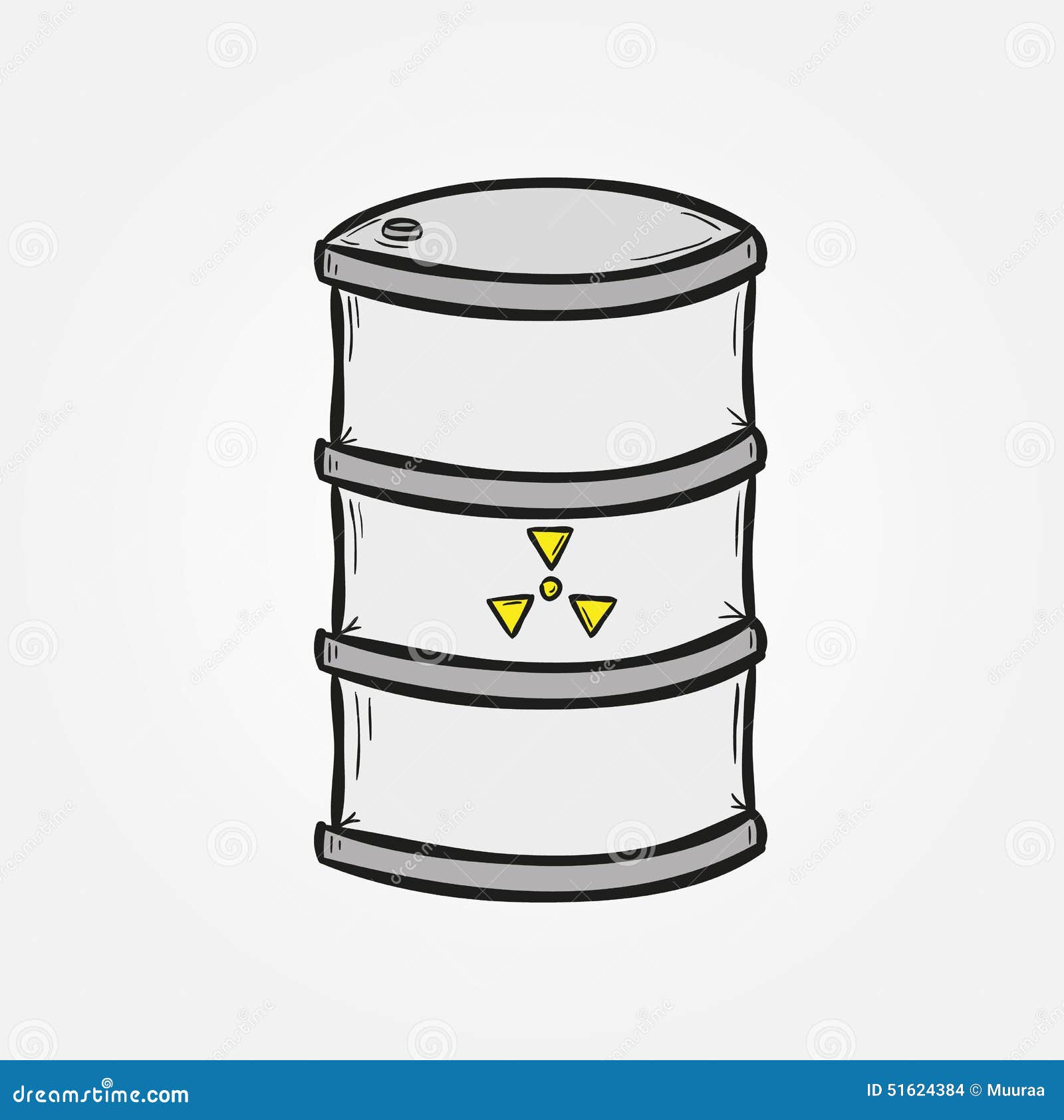 Barrel with Dangerous Fluid Stock Illustration Illustration of barrel