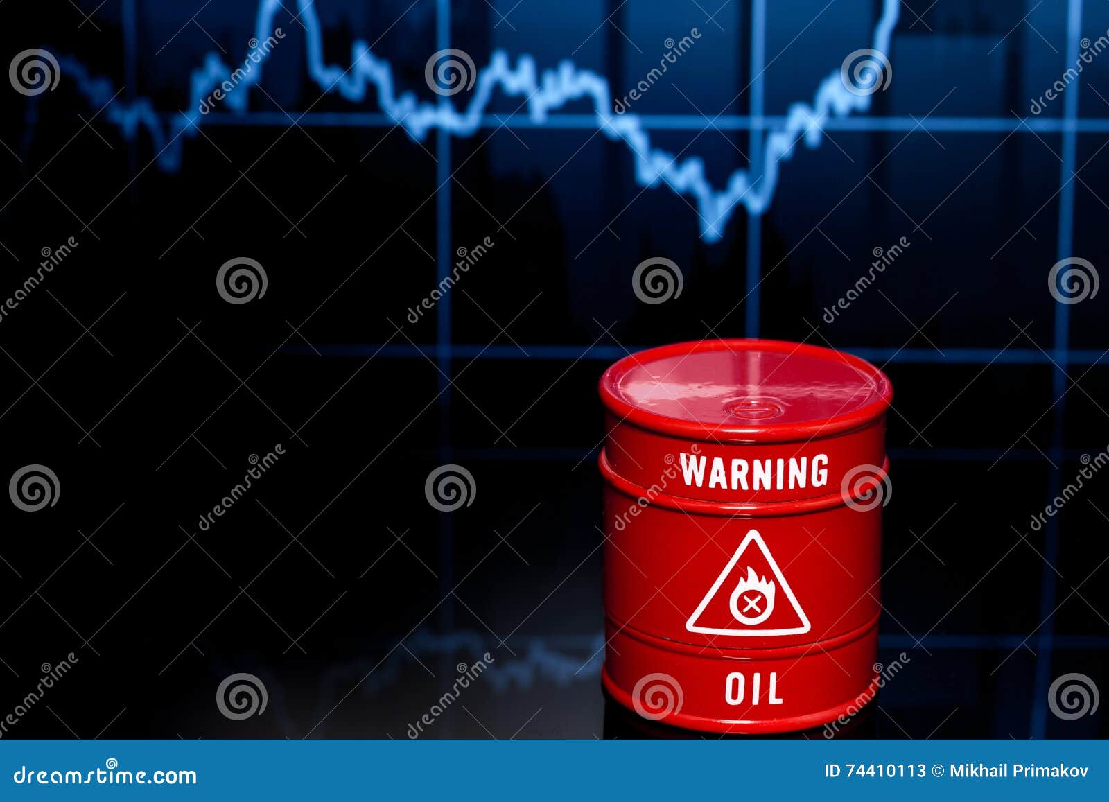 Barrel of oil on chart stock image. Image of gasoline 74410113