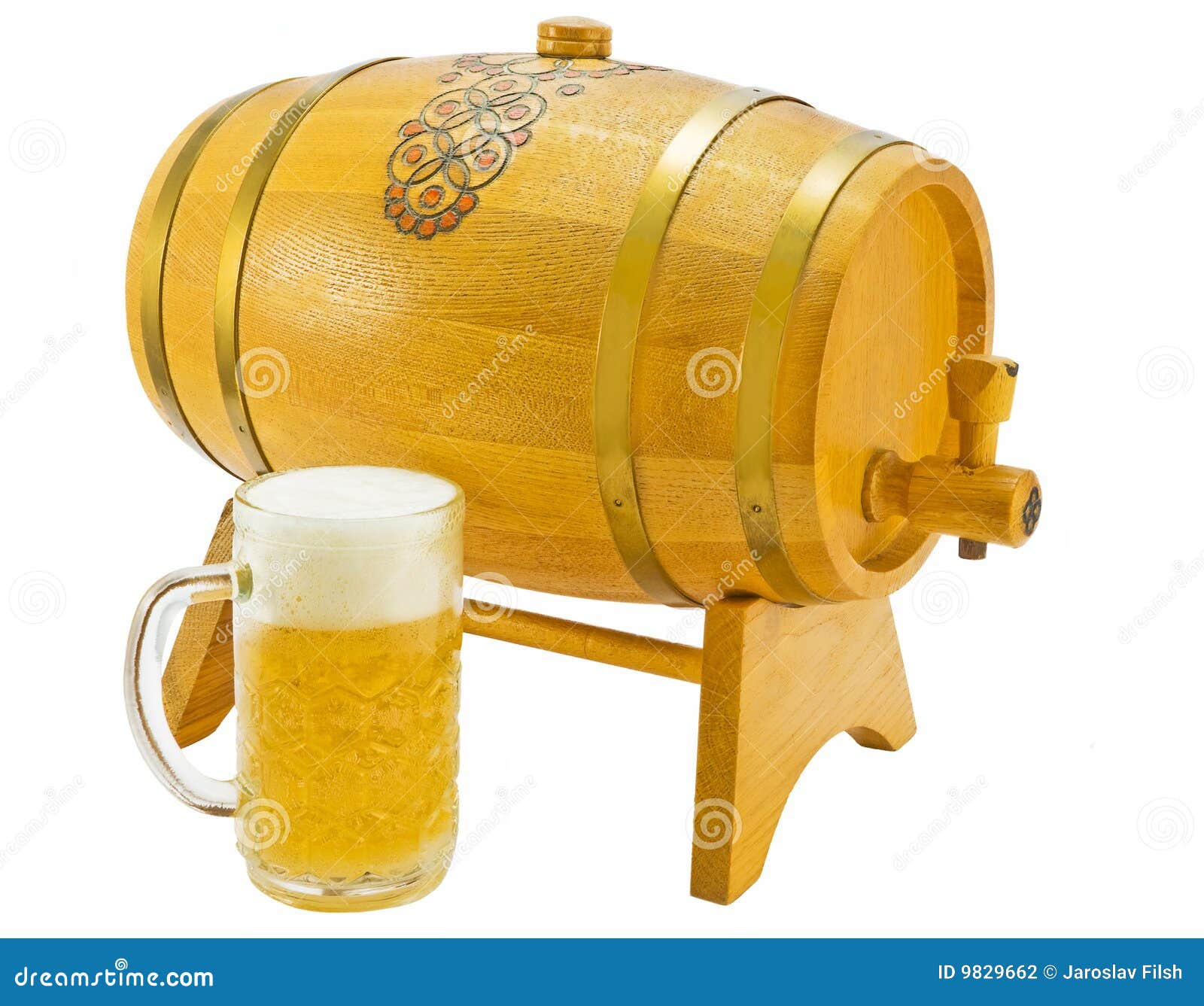 Barrel and pint stock photo. Image of barrel, tree, wine 9829662