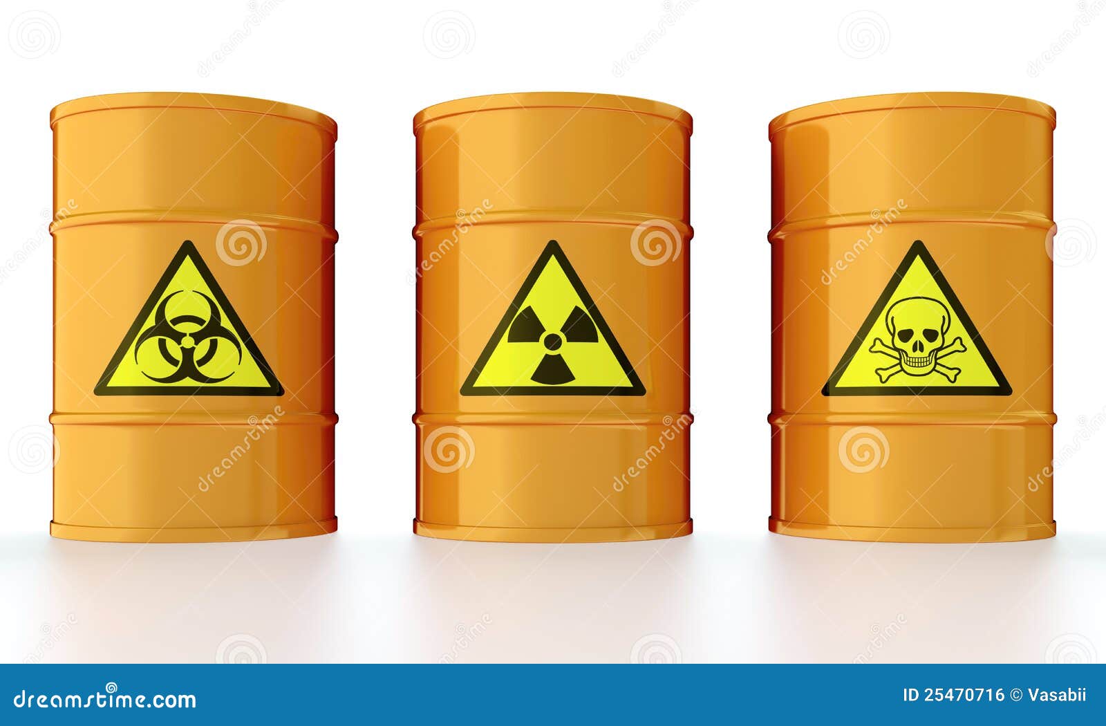 Barrel with toxic waste stock illustration. Illustration of color