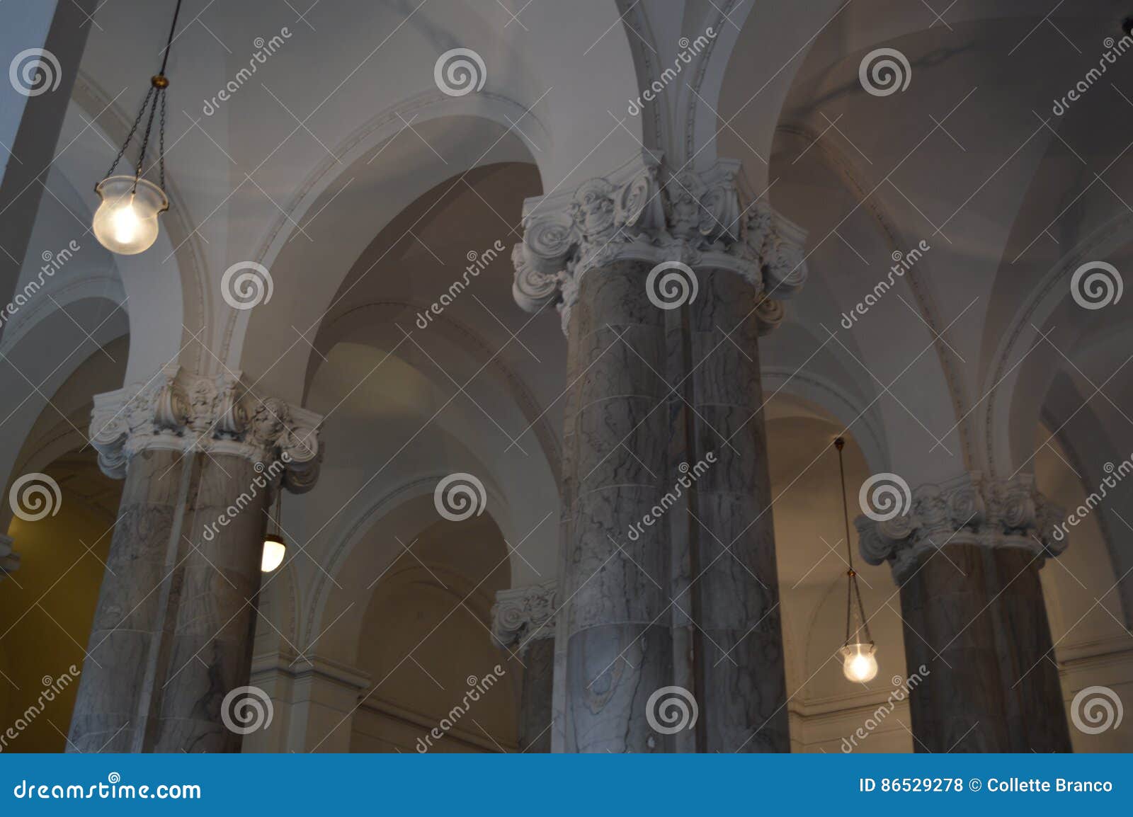 Barrel Vaulted Ceiling In Royal Palace Stock Photo Image
