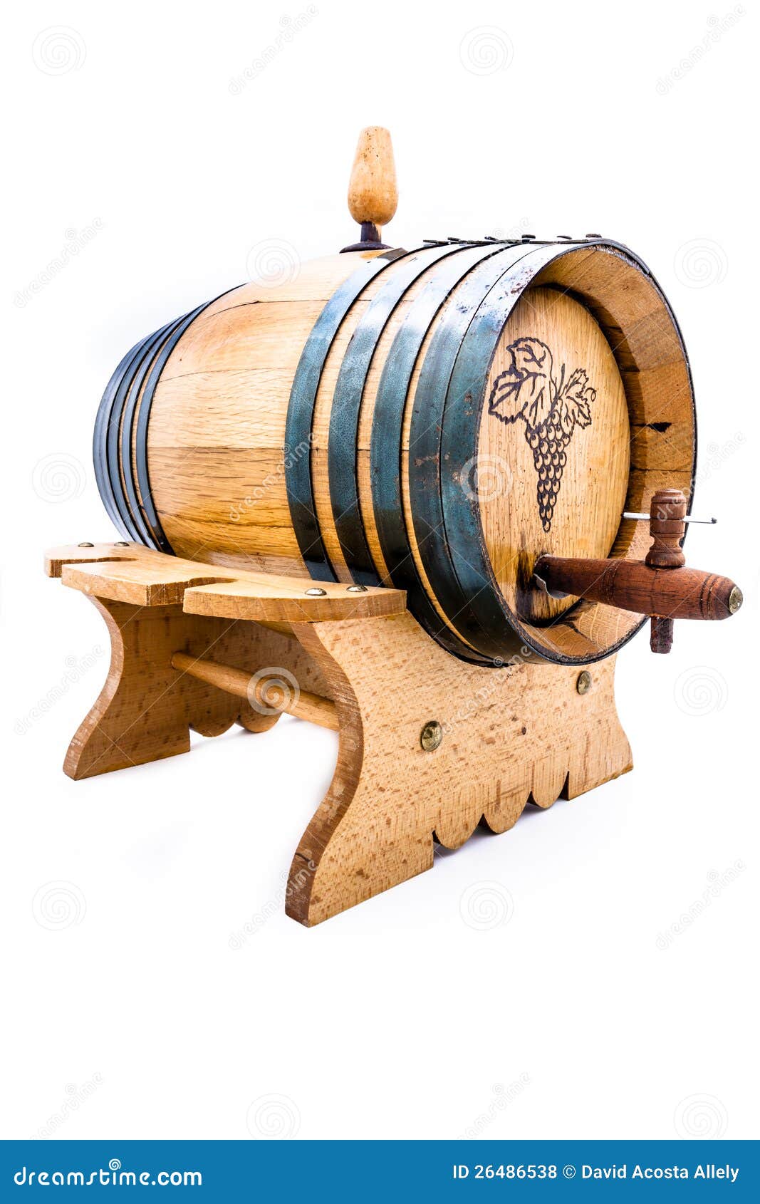 Barrel of wine stock photo. Image of brown, retro, drink 26486538
