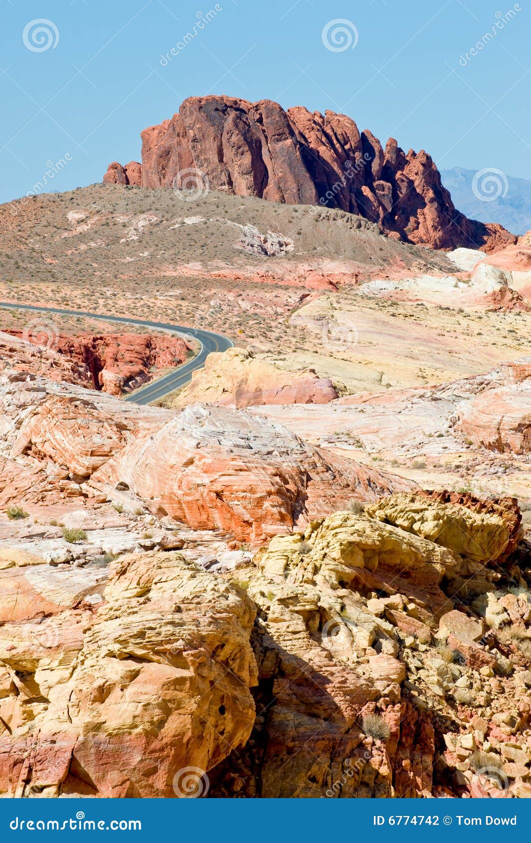 barren nevada desert