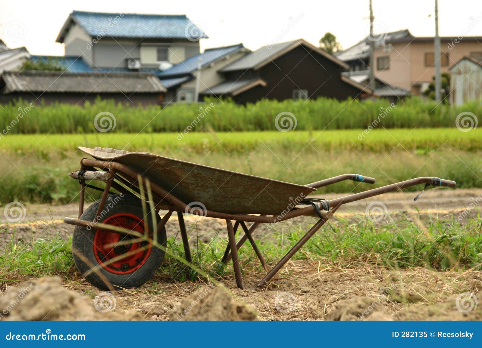 The barrow stock image. Image of agriculture, tool, wheel 282135