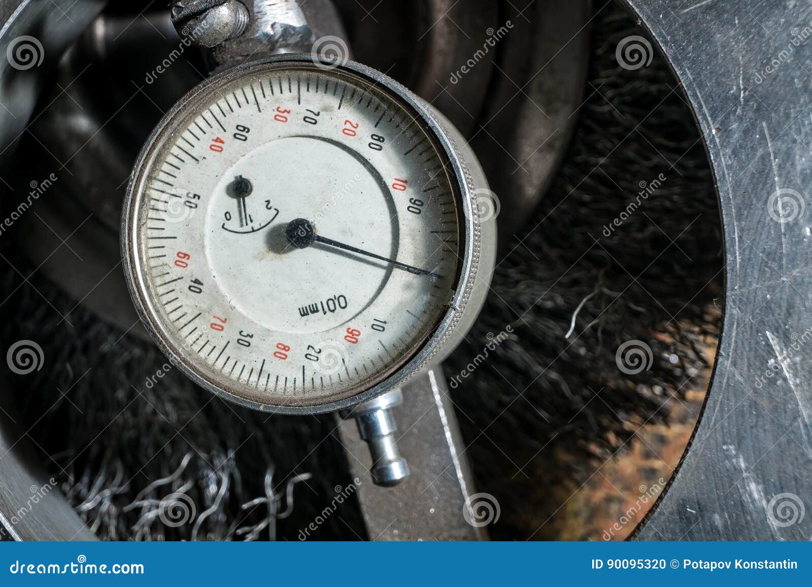 Bars Pressure Sensor on the Machine Stock Photo Image of machine