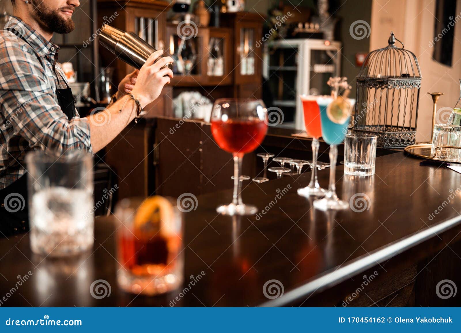 Bartender is Mixing a Summer Cocktail Stock Photo - Image of cocktail