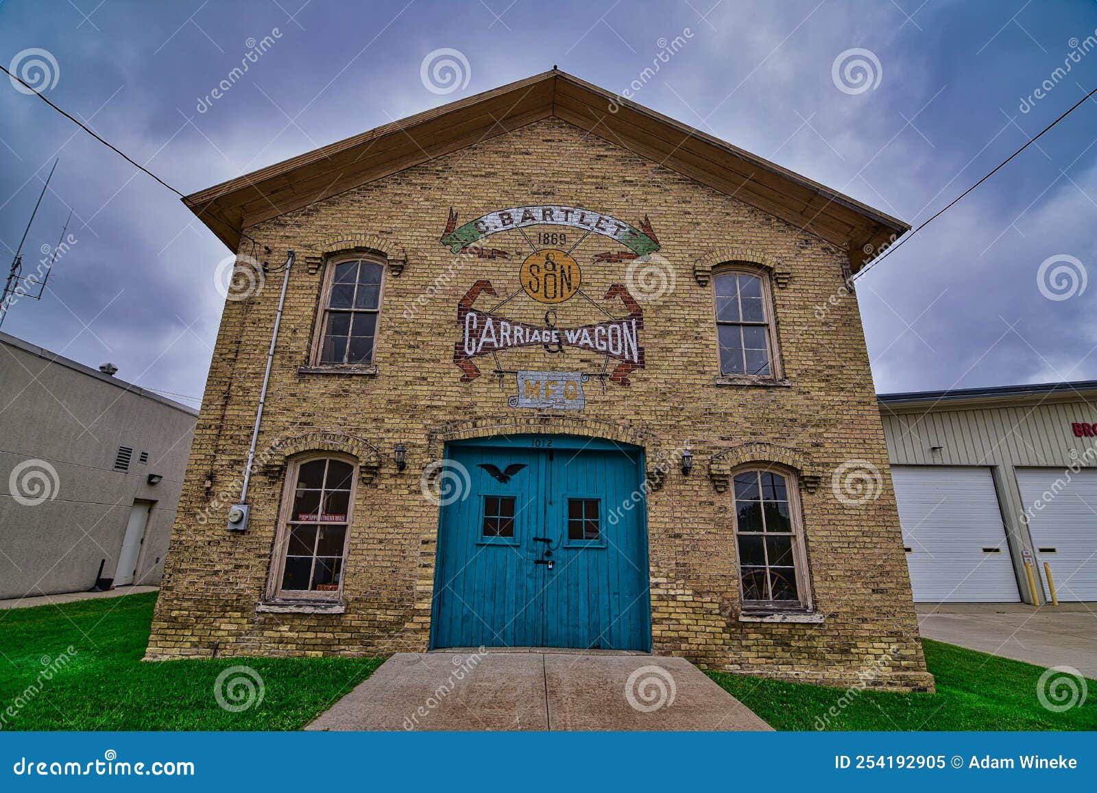 bartlett and son carriage and wagon mfg company building brodhead wi