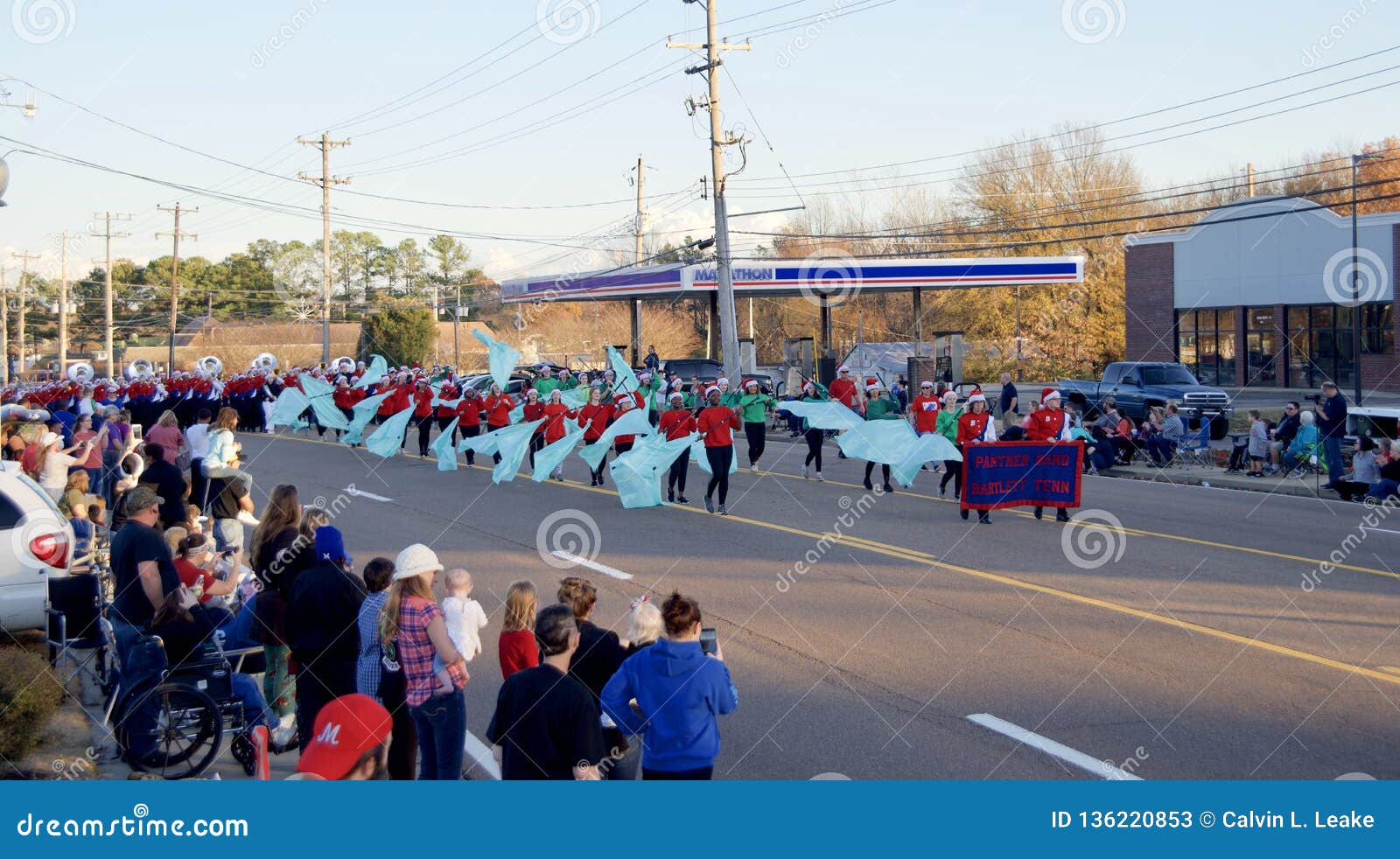 Bartlett Tennessee Annual Christmas Parade Foto de Stock Editorial