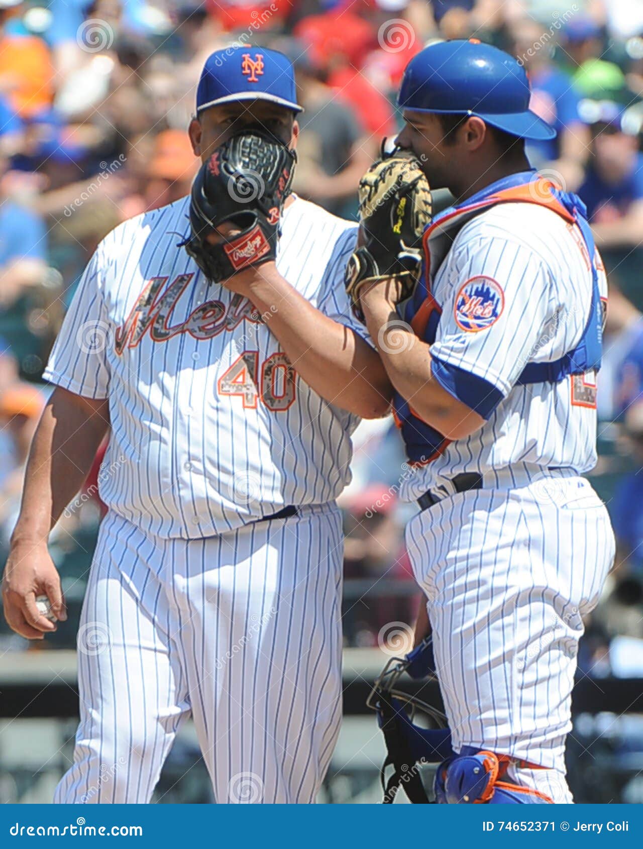 Bartolo Colon and Anthony Recker Editorial Photo - Image of