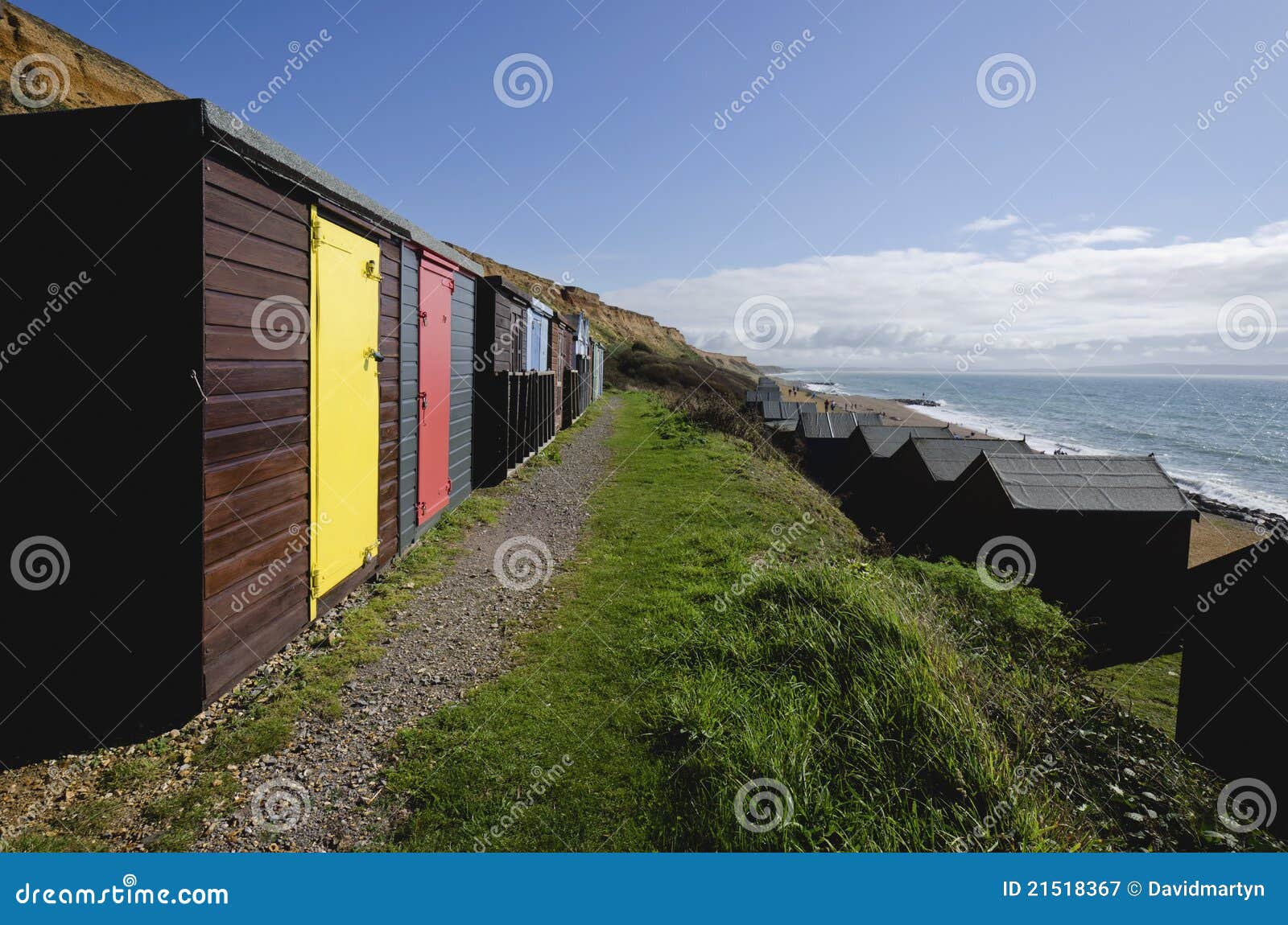 Barton on sea stock image. Image of cliffs, beach, vacations 21518367