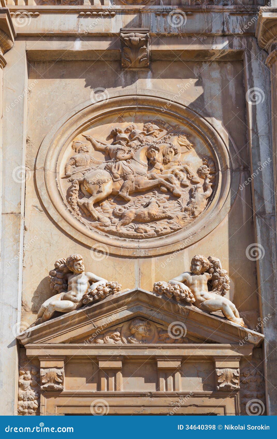 Basrelief at Palace Alhambra Granada Spain Stock Photo Image of