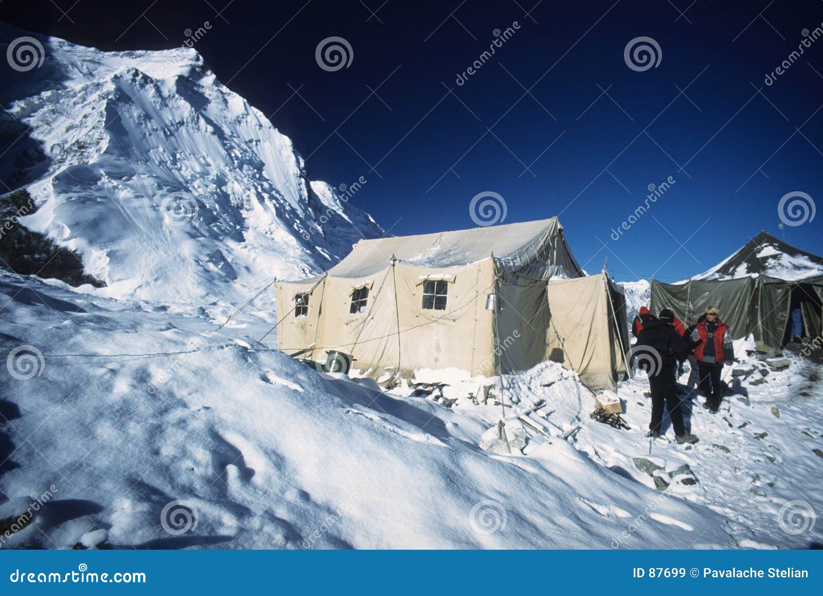 base camp of khan tengri - tien shan