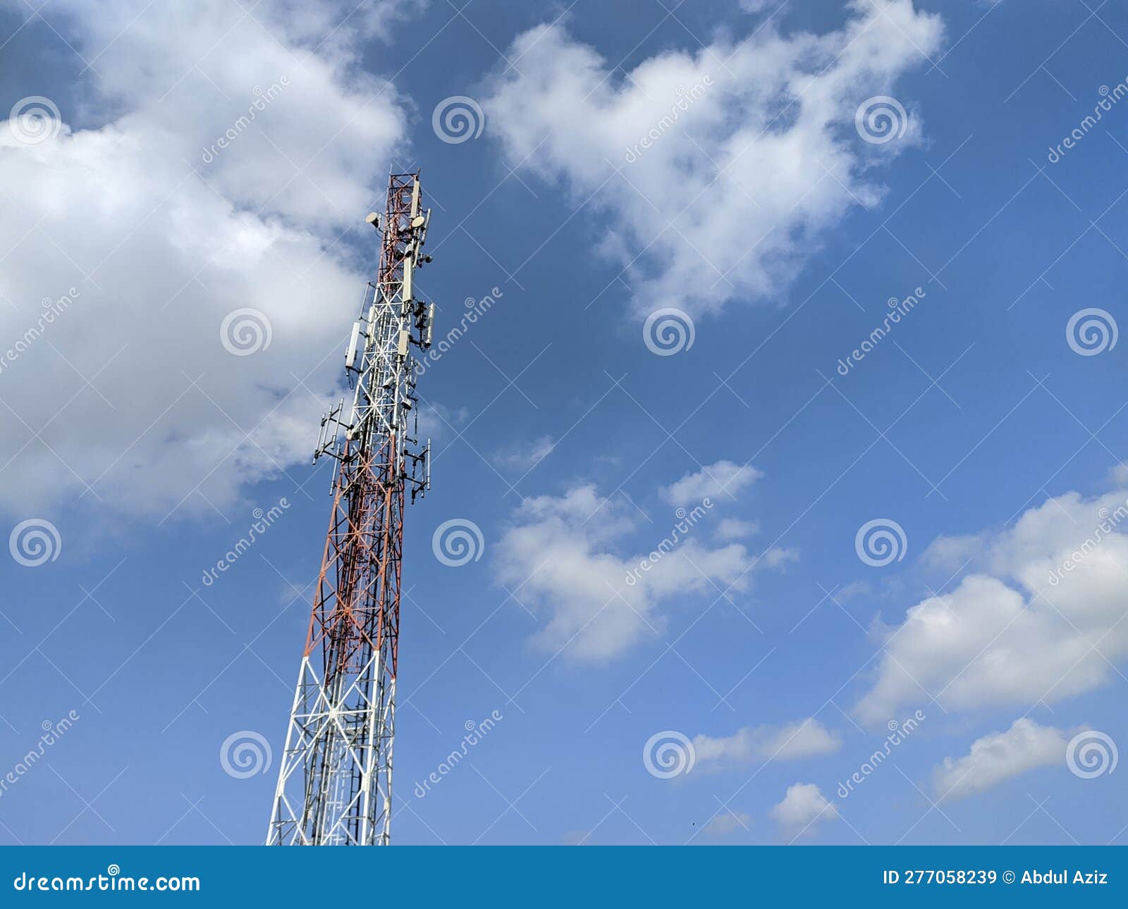 Base Transceiver Station Stand for the Signal Stock Image Image of