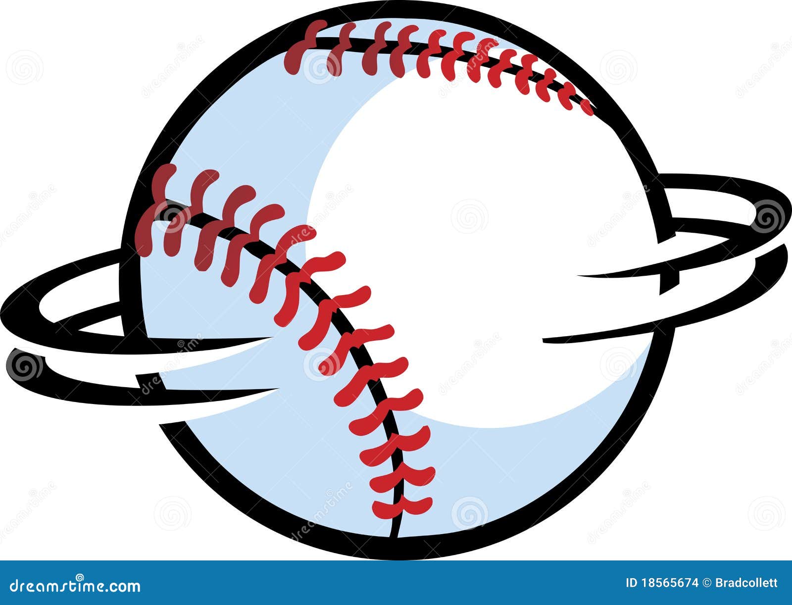 Baseball stock vector. Illustration of spinning, flying 18565674