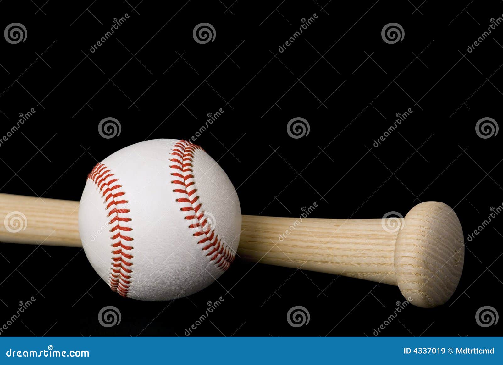 Baseball bat and ball stock image. Image of wood, equipment 4337019