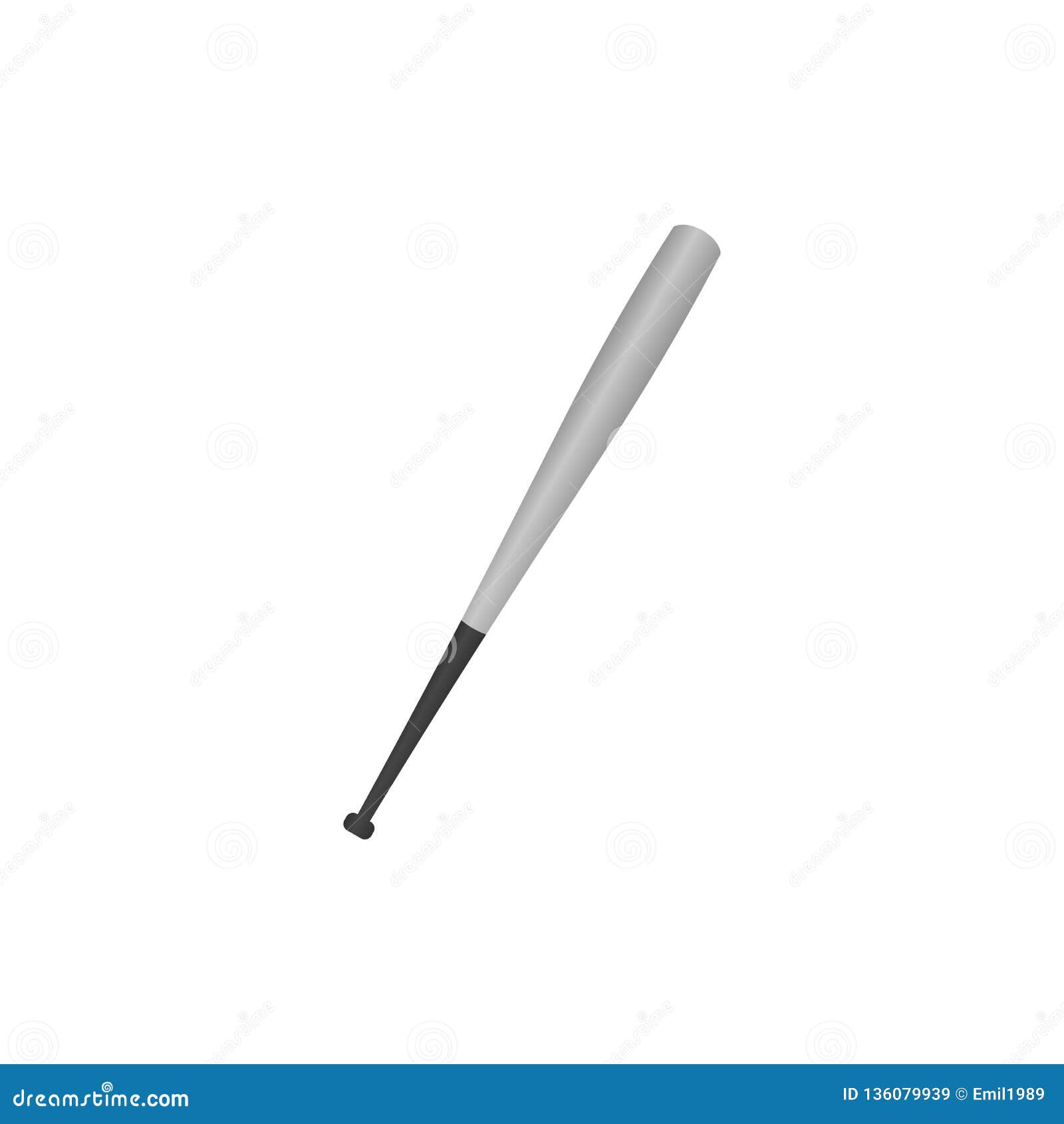 Baseball bat icon stock illustration. Illustration of design 136079939