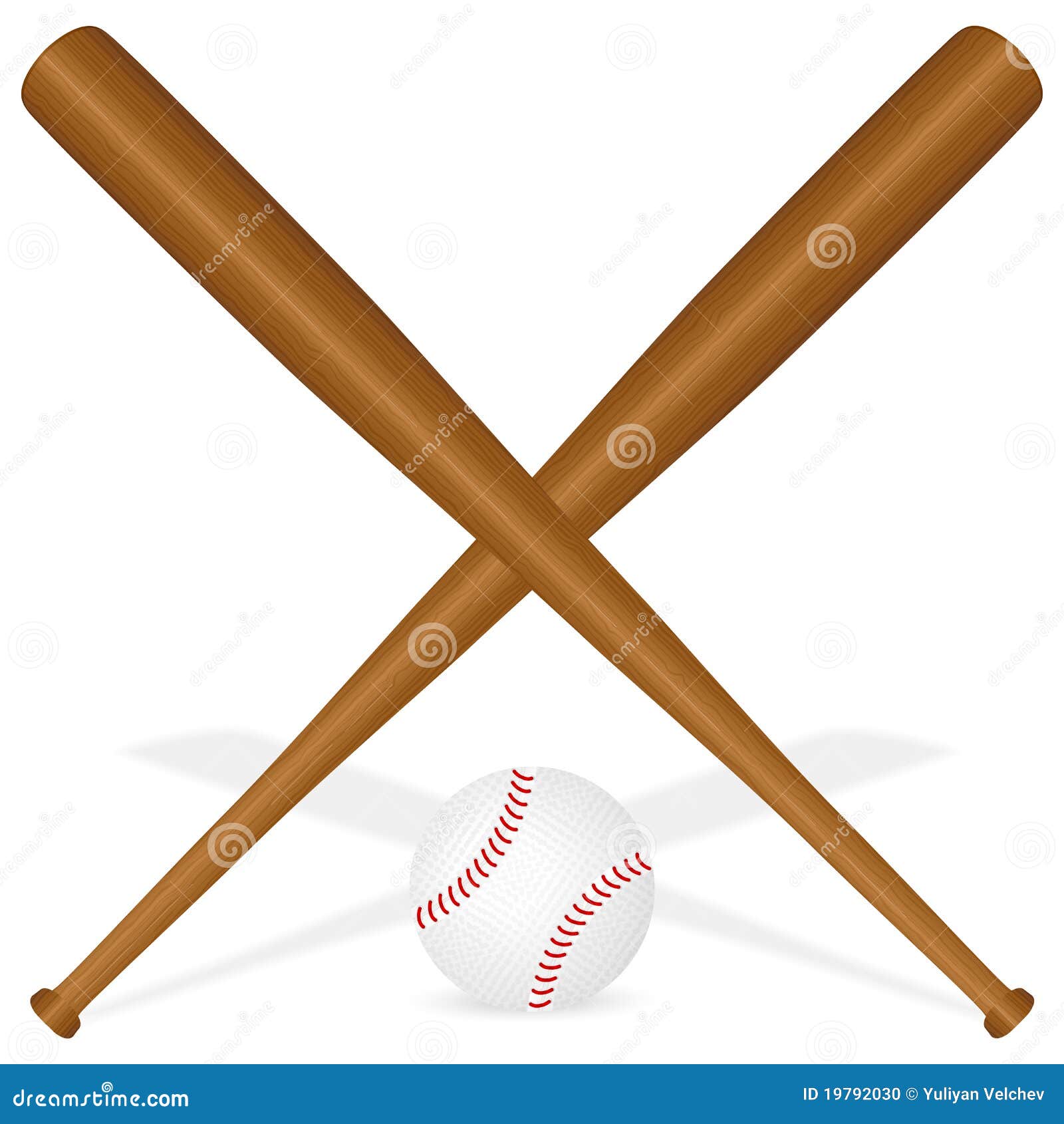 Baseball bats and ball stock vector. Illustration of sport 19792030