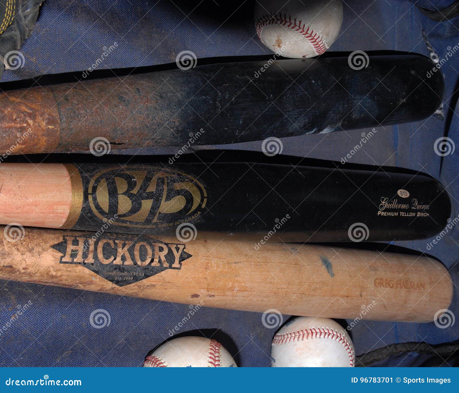 Baseball Bats and Baseballs. Editorial Photo Image of pastimes, field 96783701
