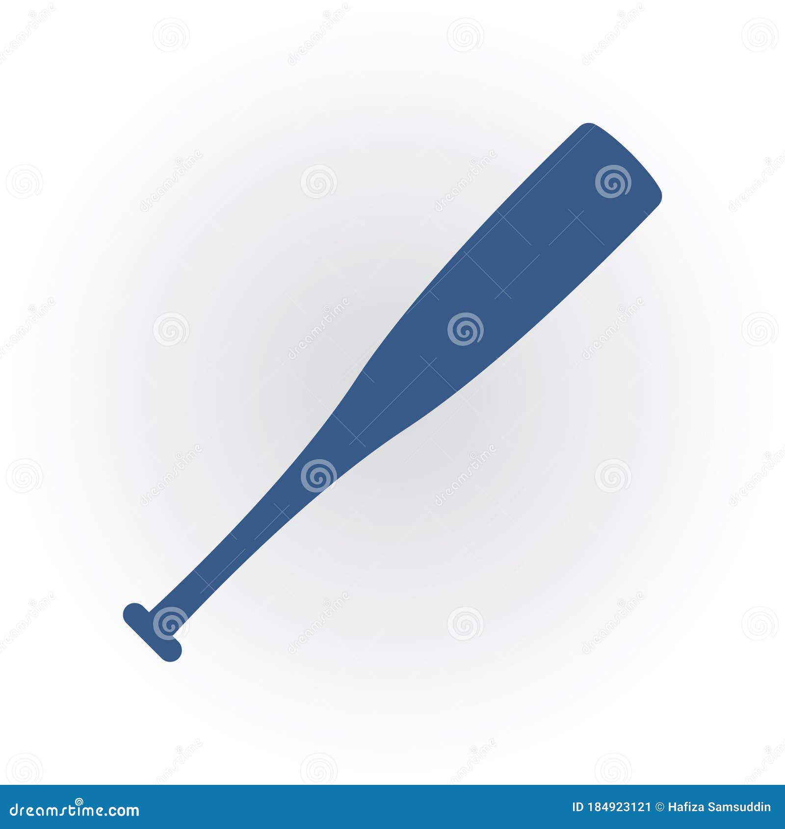 Baseball Bats. Vector Illustration Decorative Background Design Stock