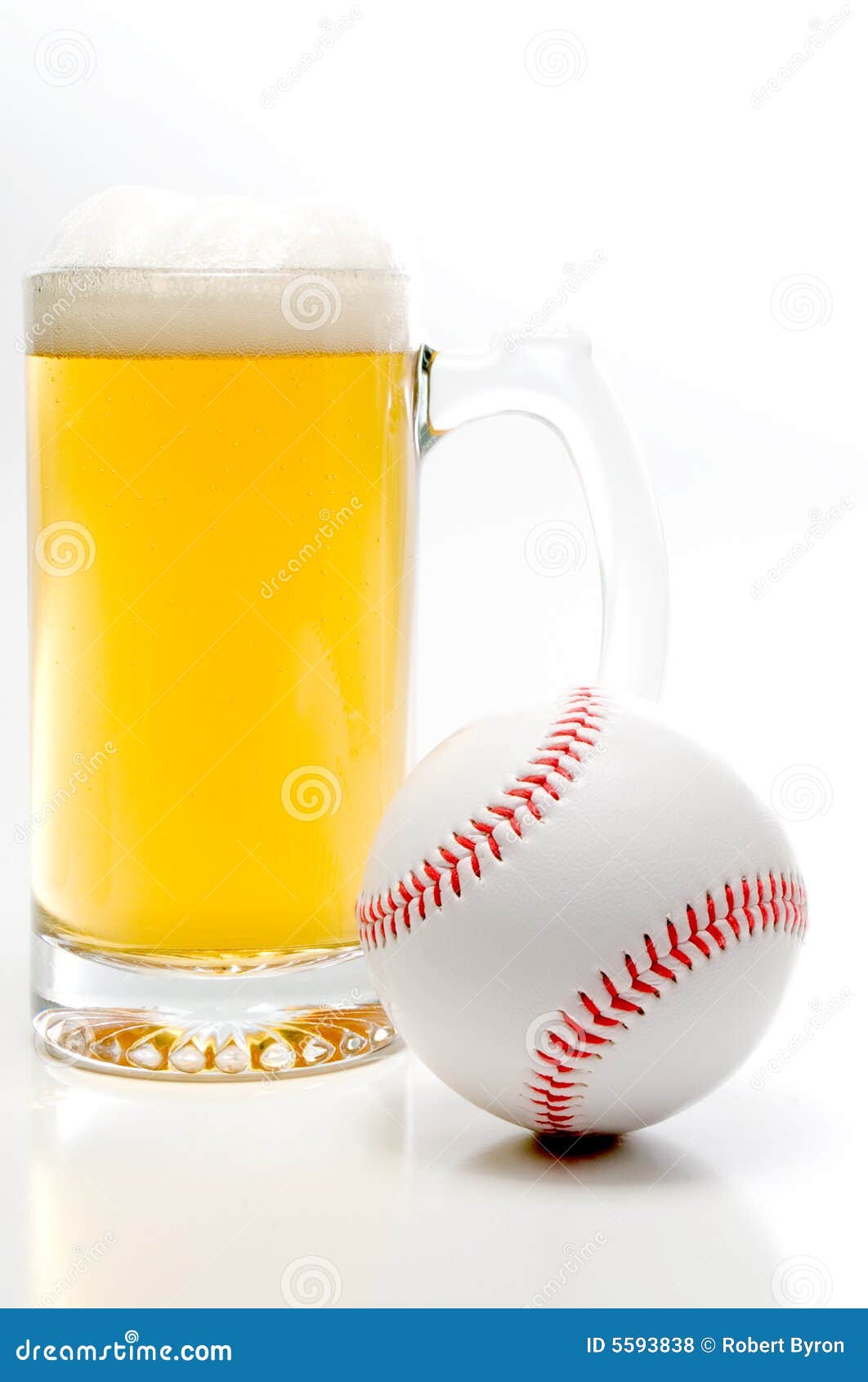 Baseball and Beer stock photo. Image of alcohol, drinking 5593838