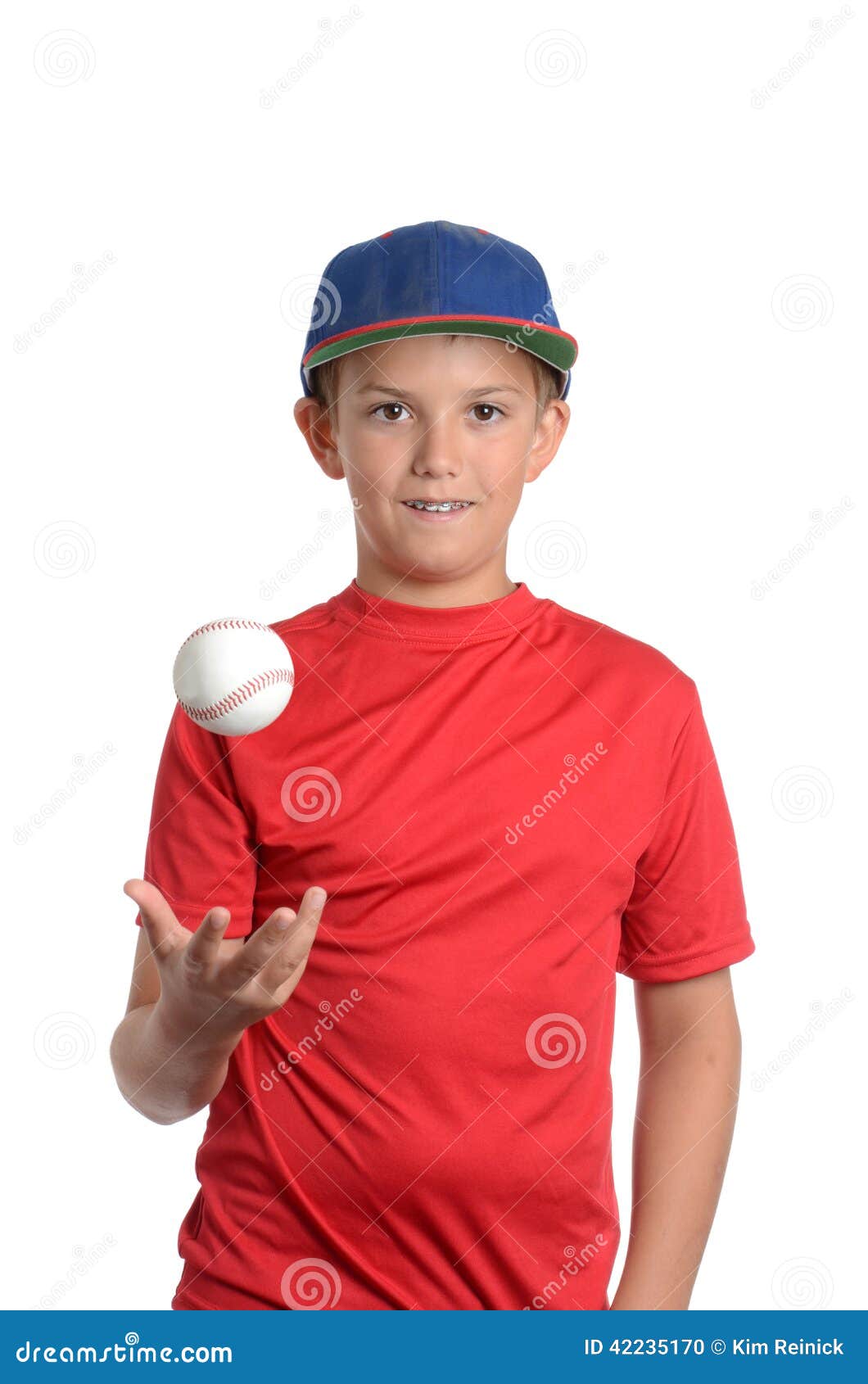 Baseball Boy stock photo. Image of tossing, child, smiling 42235170