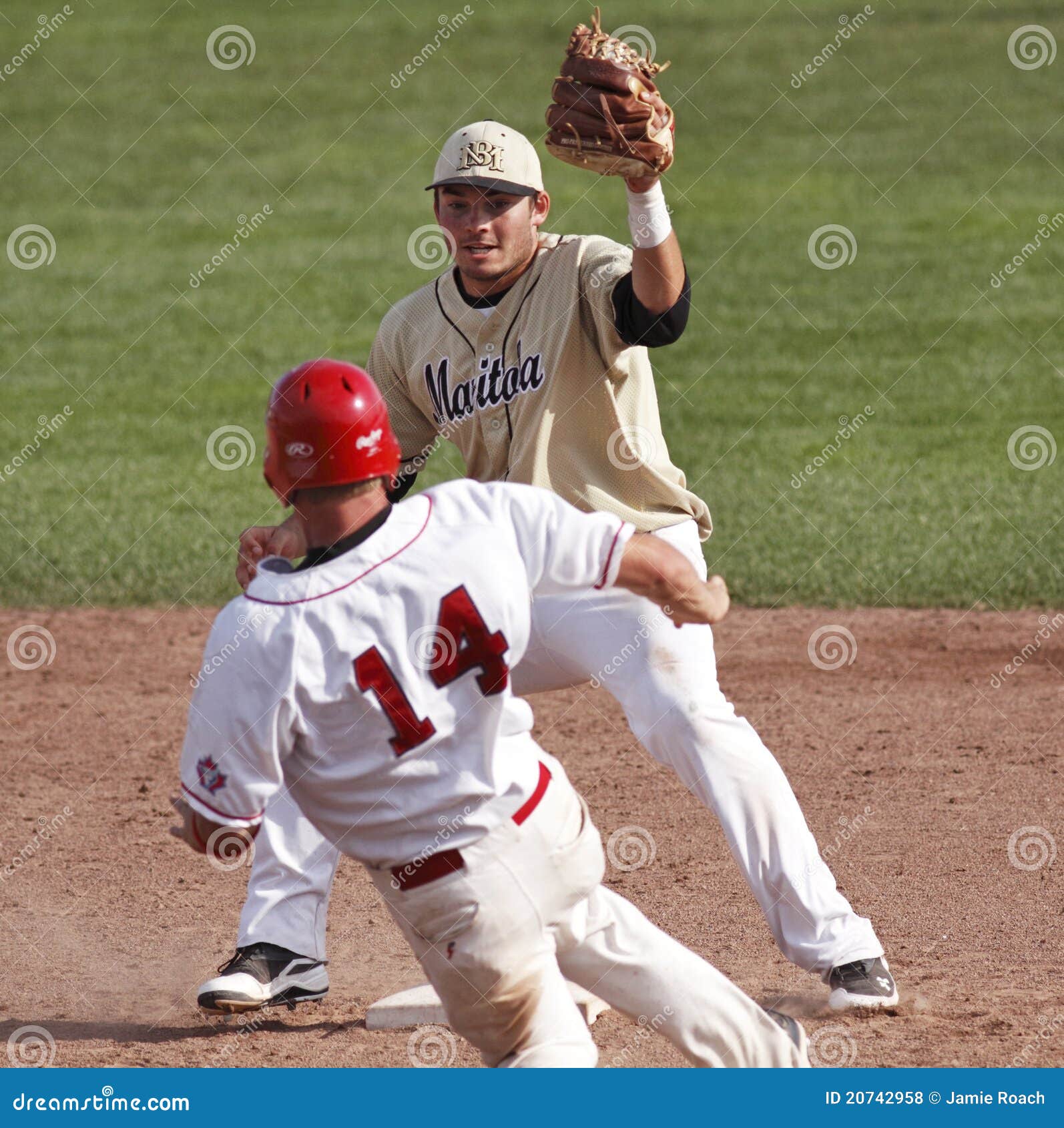 Baseball Canada Cup Play Second Base Editorial Stock Photo Image of