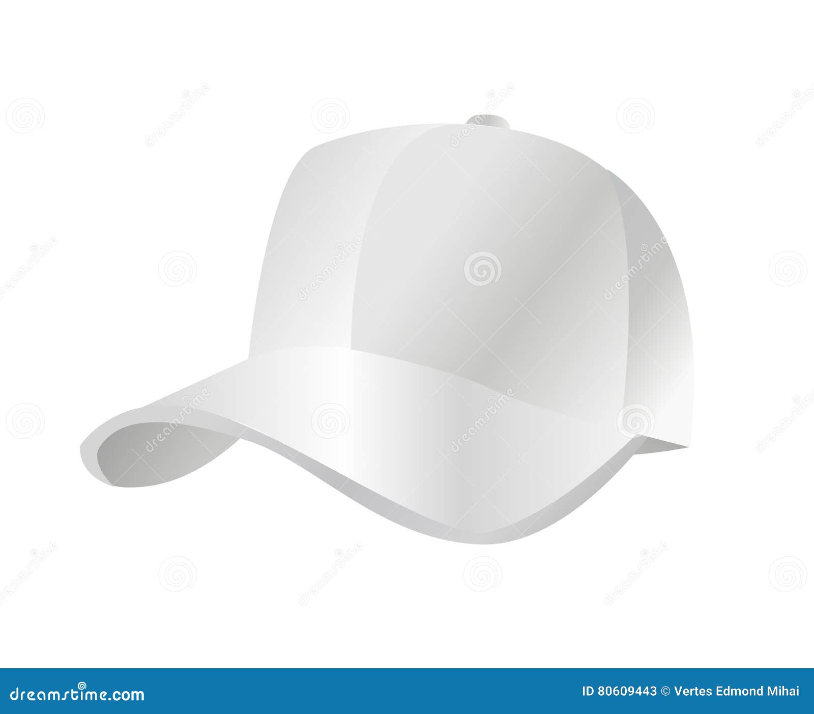 Baseball Cap Vector Illustration Stock Vector - Illustration of