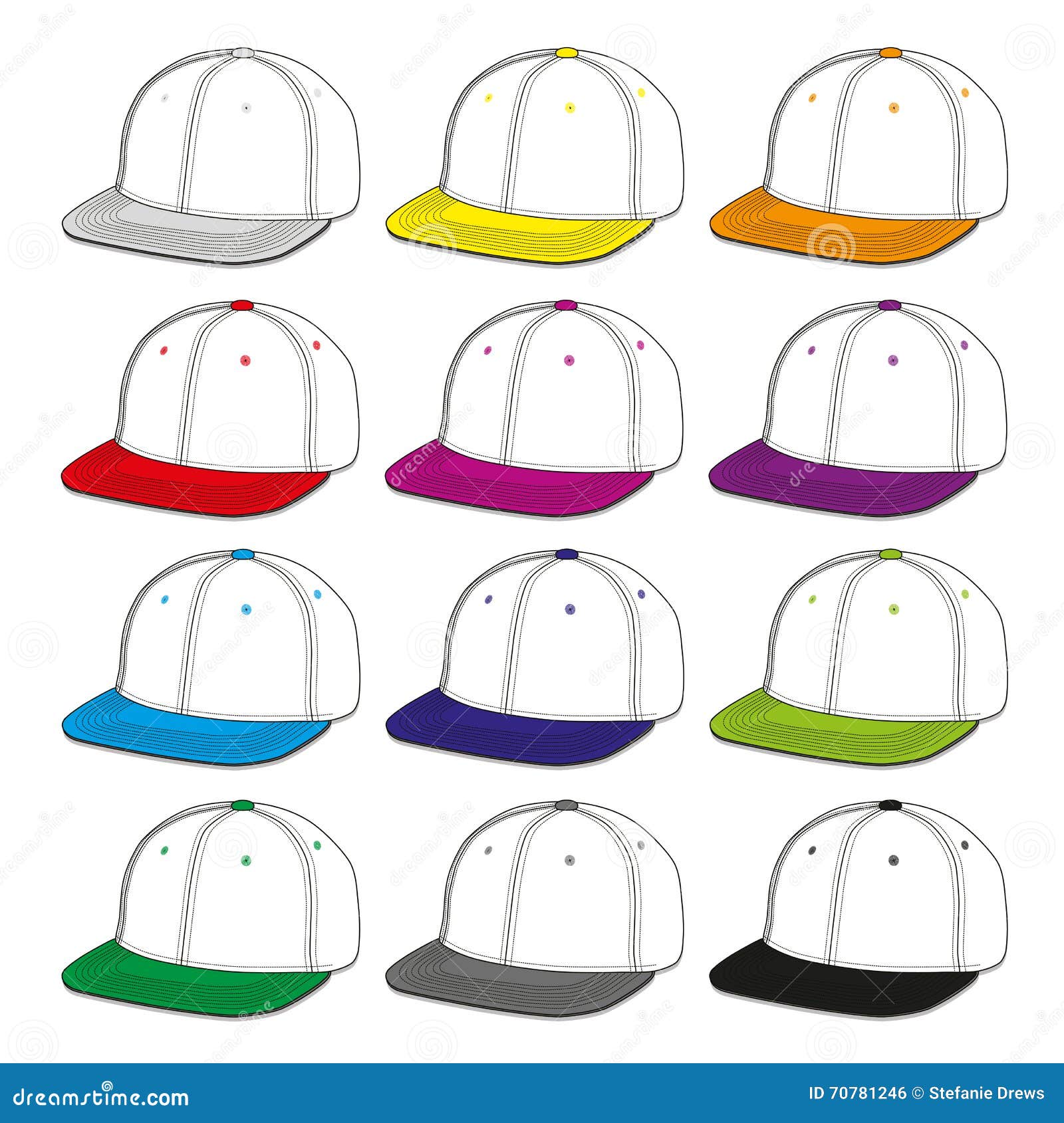 Baseball Caps With Capital Letters Of The Alphabet, Can Be Used As Abbreviations Player Names Or