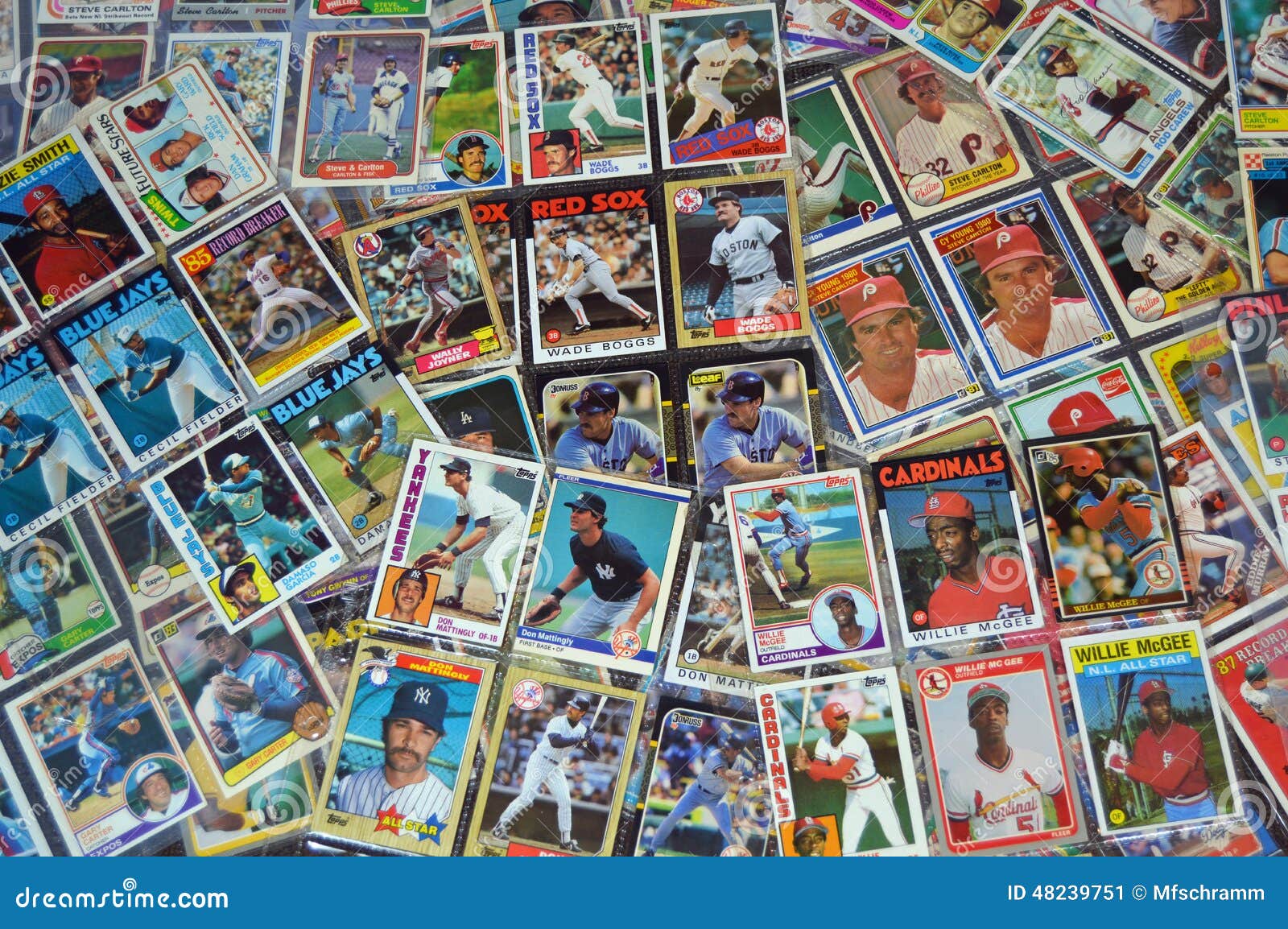 Baseball Cards editorial photo. Image of vintage, collection 48239751