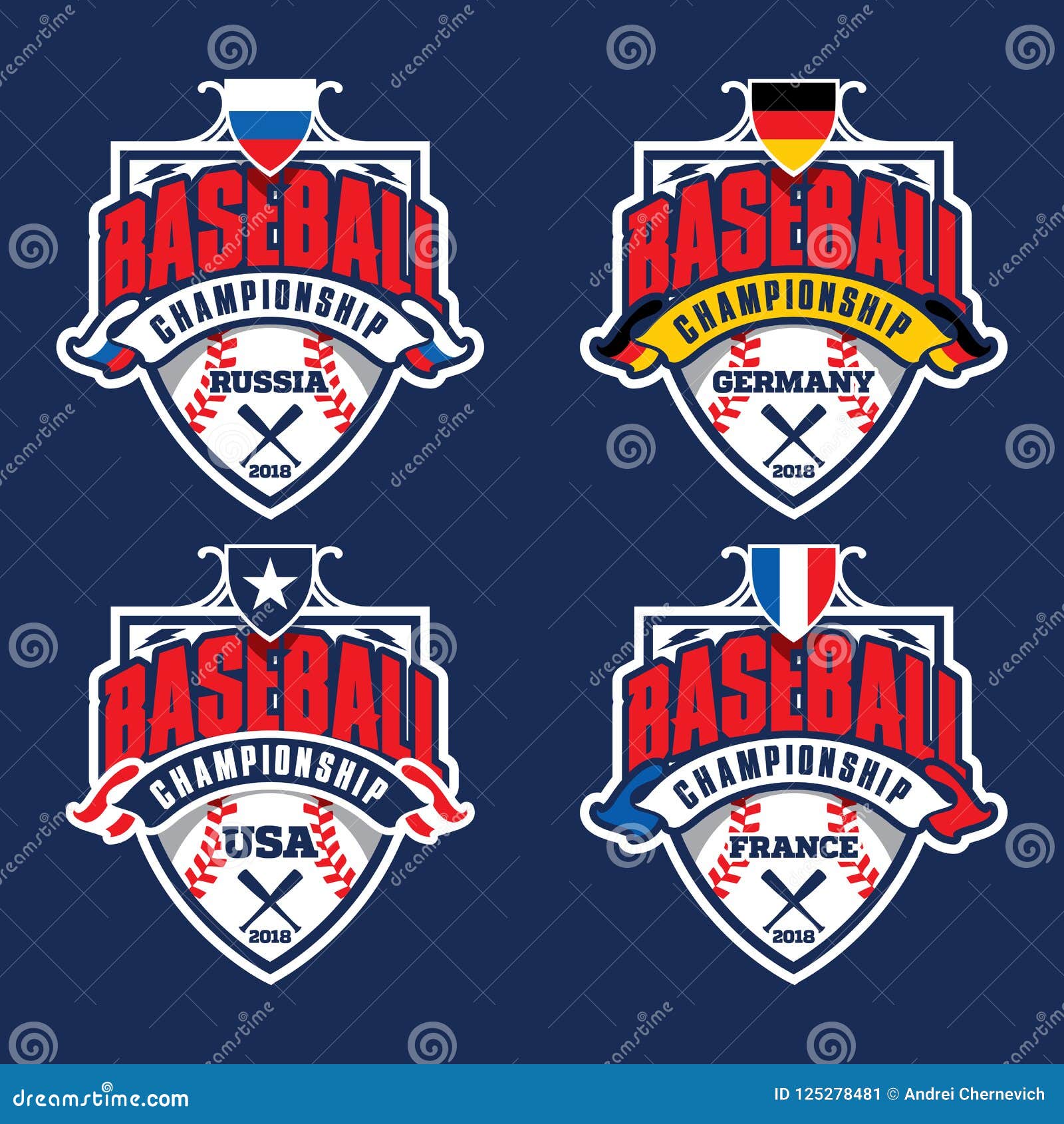 Championship logo design Template